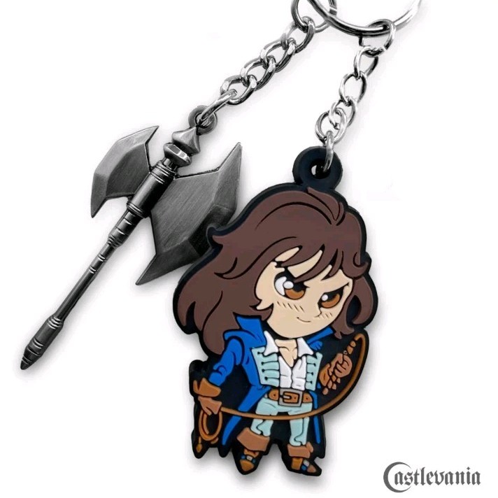 Castlevania Symphony of the Night Richter Belmont w/ Metal Axe Charm Figure