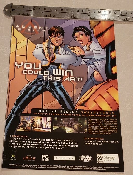 Advent Rising RARE Advertisement (2005)