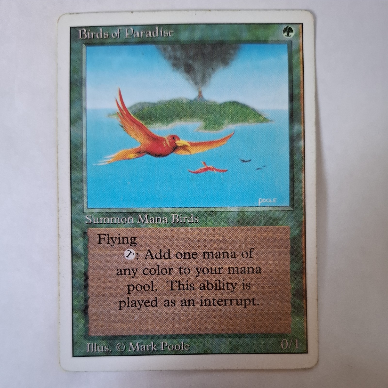 Birds of Paradise MP 3rd Edition Revised MTG Magic the Gathering  played with