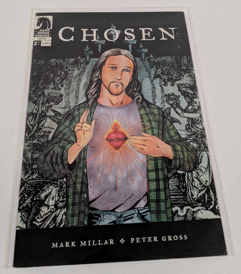 Chosen #2 Dark Horse 2004 Mark Millar Peter Gross Fantasy Adventure Bag & Board