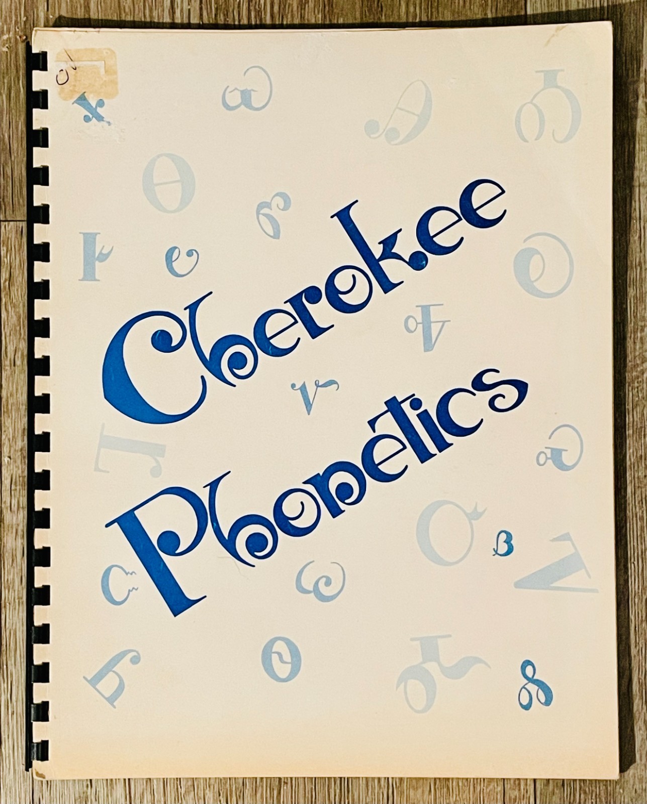 RARE-ORIGINAL CHEROKEE PHONETICS BOOK FOR CHEROKEE CHILDREN-VINTAGE-NEVER USED