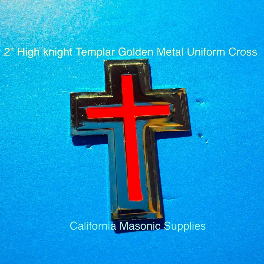 Templar Sir Knight Golden Metal  With Red 2\