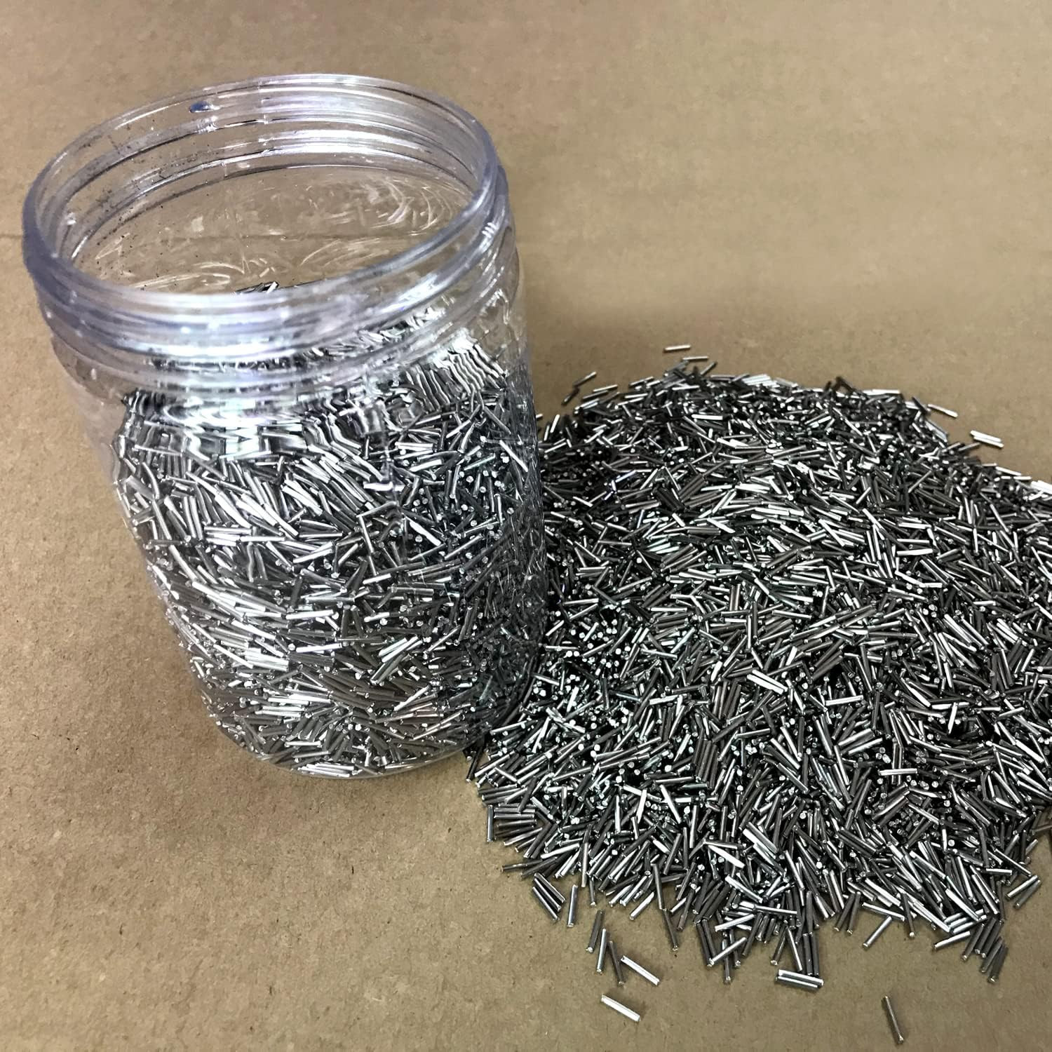 2.5 lb Stainless Steel Tumbling Media Pins 0.039 x 0.255 Inch Reloading