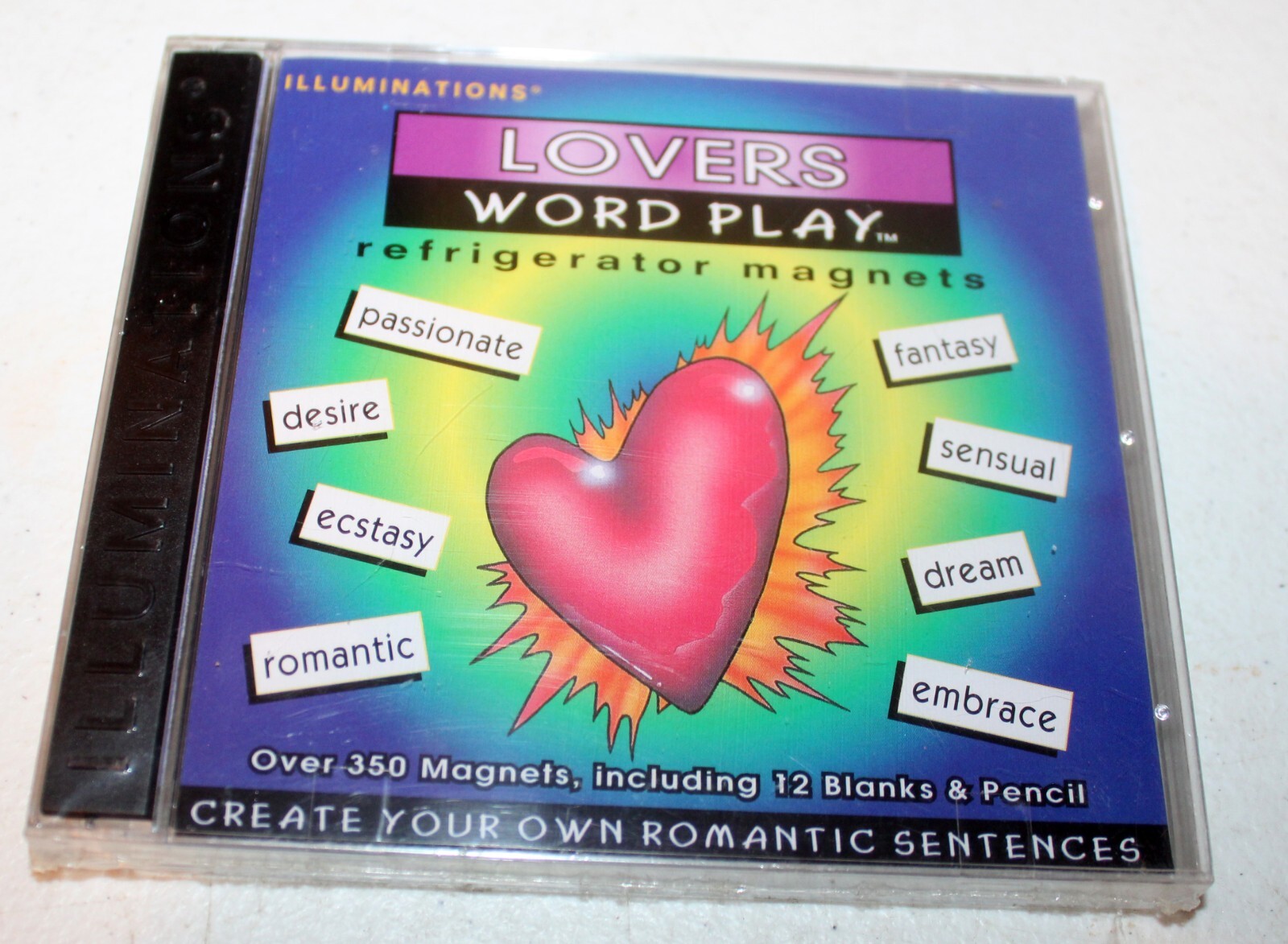Lovers Word Play Refrigerator Magnets Valentine 1997 - Fridge Poetry NEW SEALED