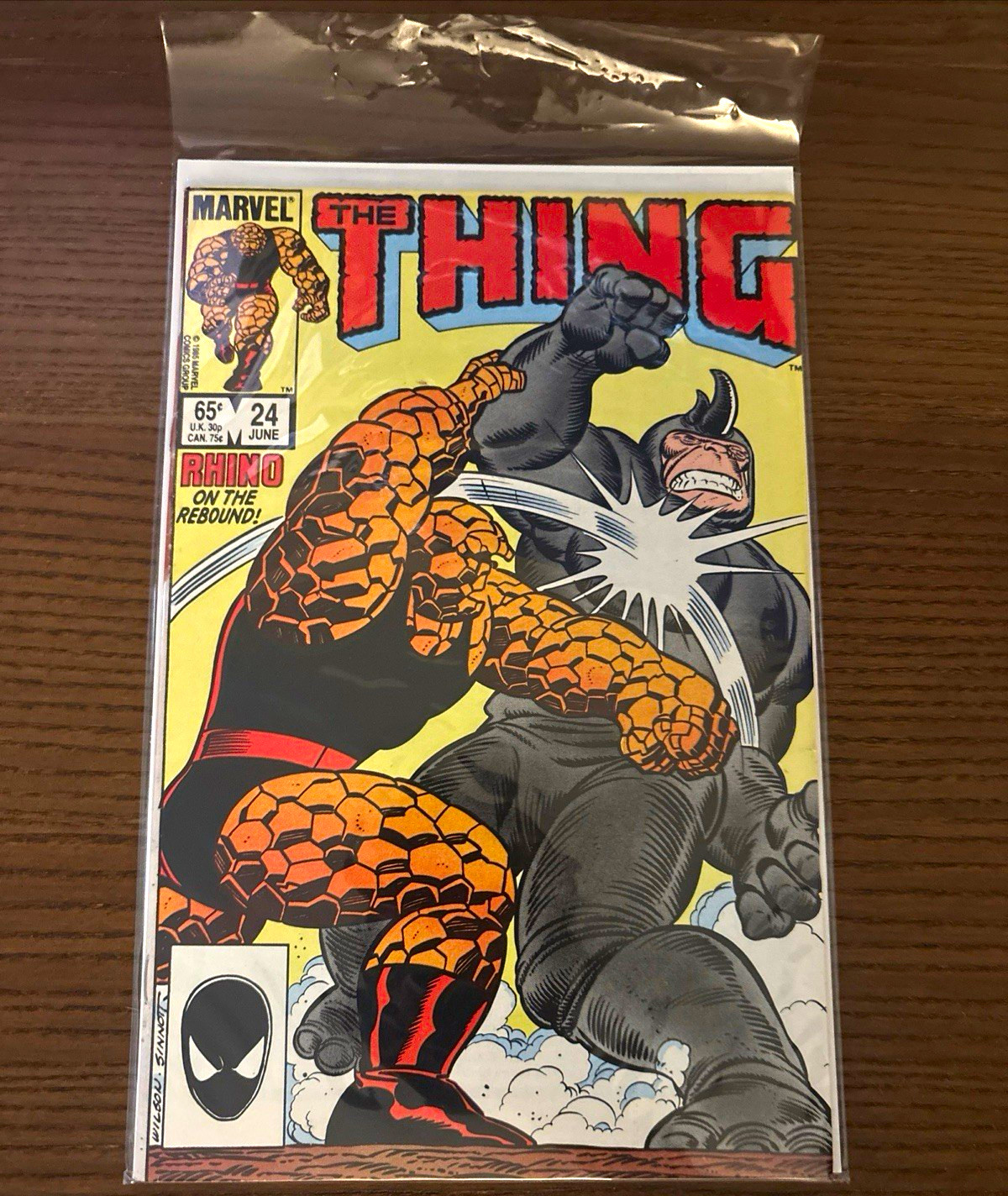 Marvel The Thing #24 (June 1985) The Thing vs Rhino Single Issue Comic