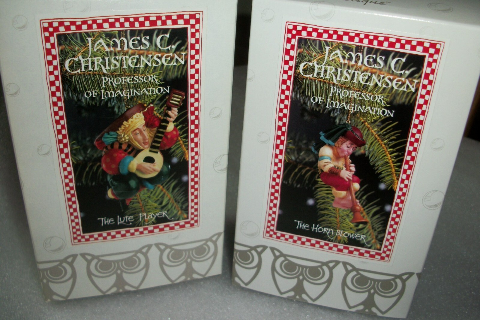 NEW - James Christensen Ornaments - \