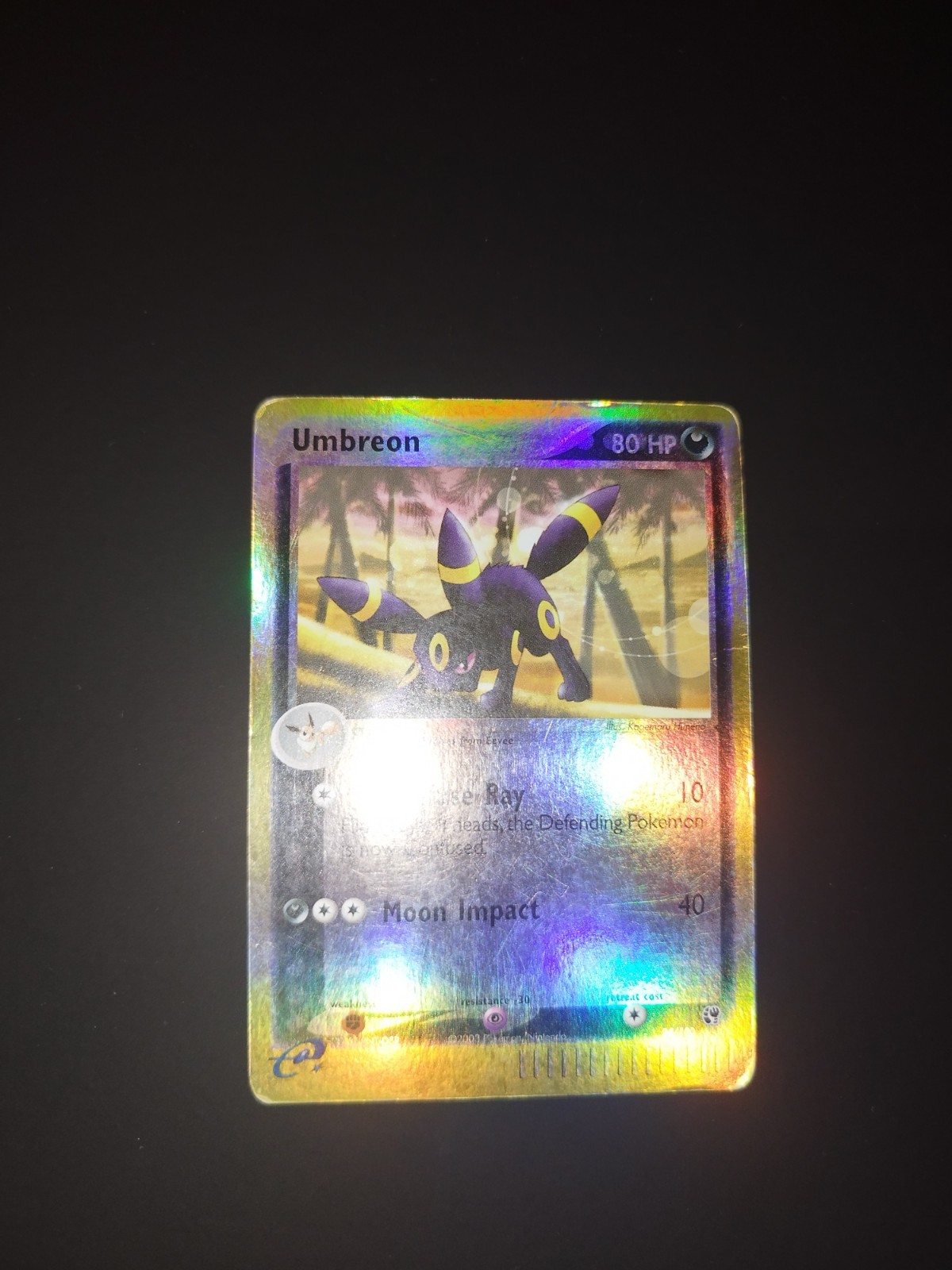 Umbreon. Pokemon Vintage. Ex Sandstorm Reverse Holo. 24/100 ENG . LP