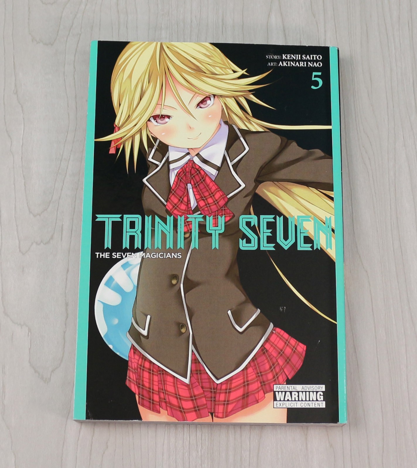 Trinity Seven Vol 5 English Manga Volume