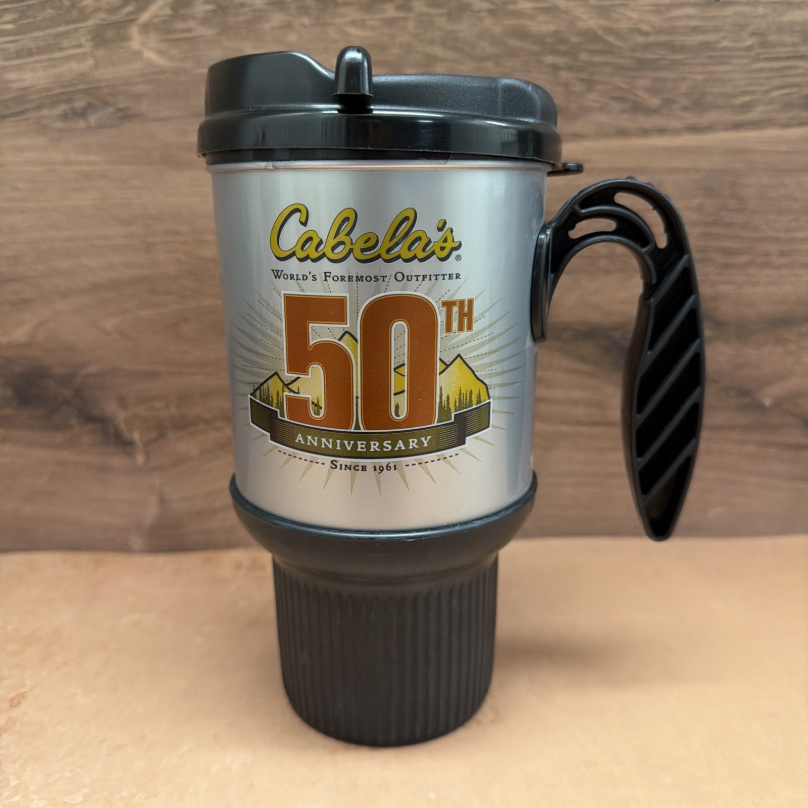 Cabela’s 50th Anniversary Whirley 20 oz Mug Insulated To-Go Container