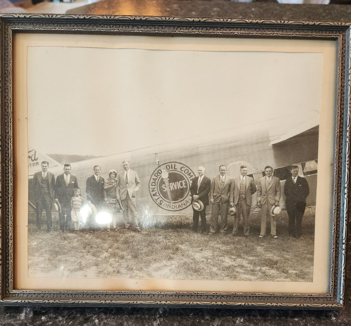 Ford Tri-Motor Ad Trimotor Tin Goose Standard Oil  Company original photo