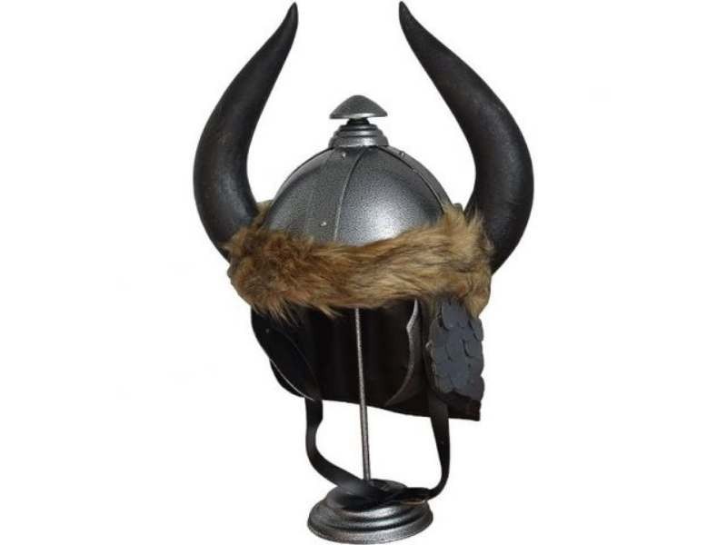 Conan The Barbarian Medieval Steel Handmade Helmet with Display Stand & Lining