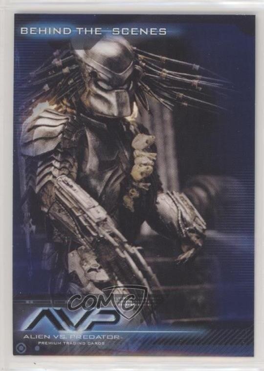 2004 Inkworks Alien vs Predator Behind the Scenes Lights Camera Carnage 2rz