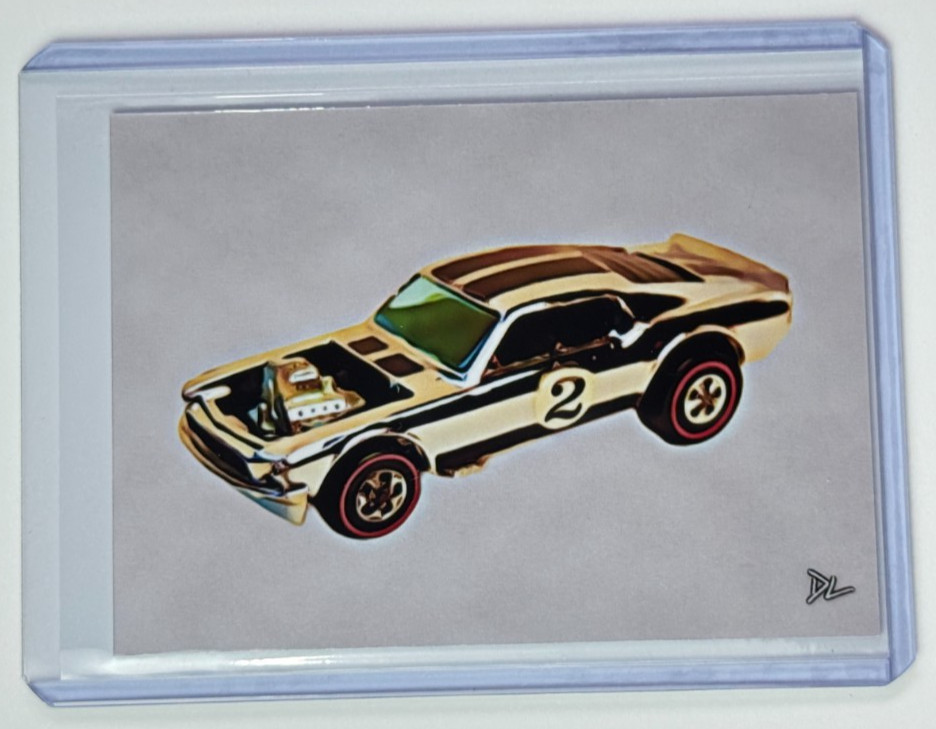 Boss Hoss Silver Special Limited Artist Signed 1970 Hot Wheels Trading Card 2/10
