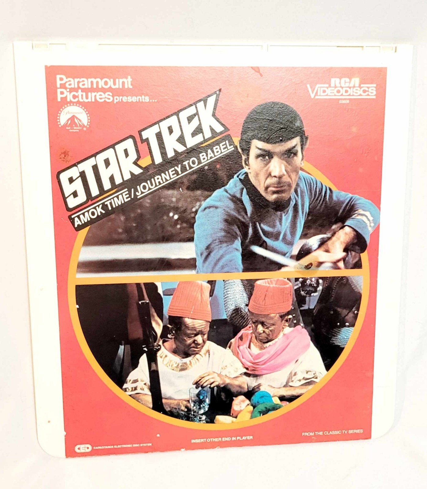 1980 RCA Videodisc Star Trek Amok Time Journey to Babel