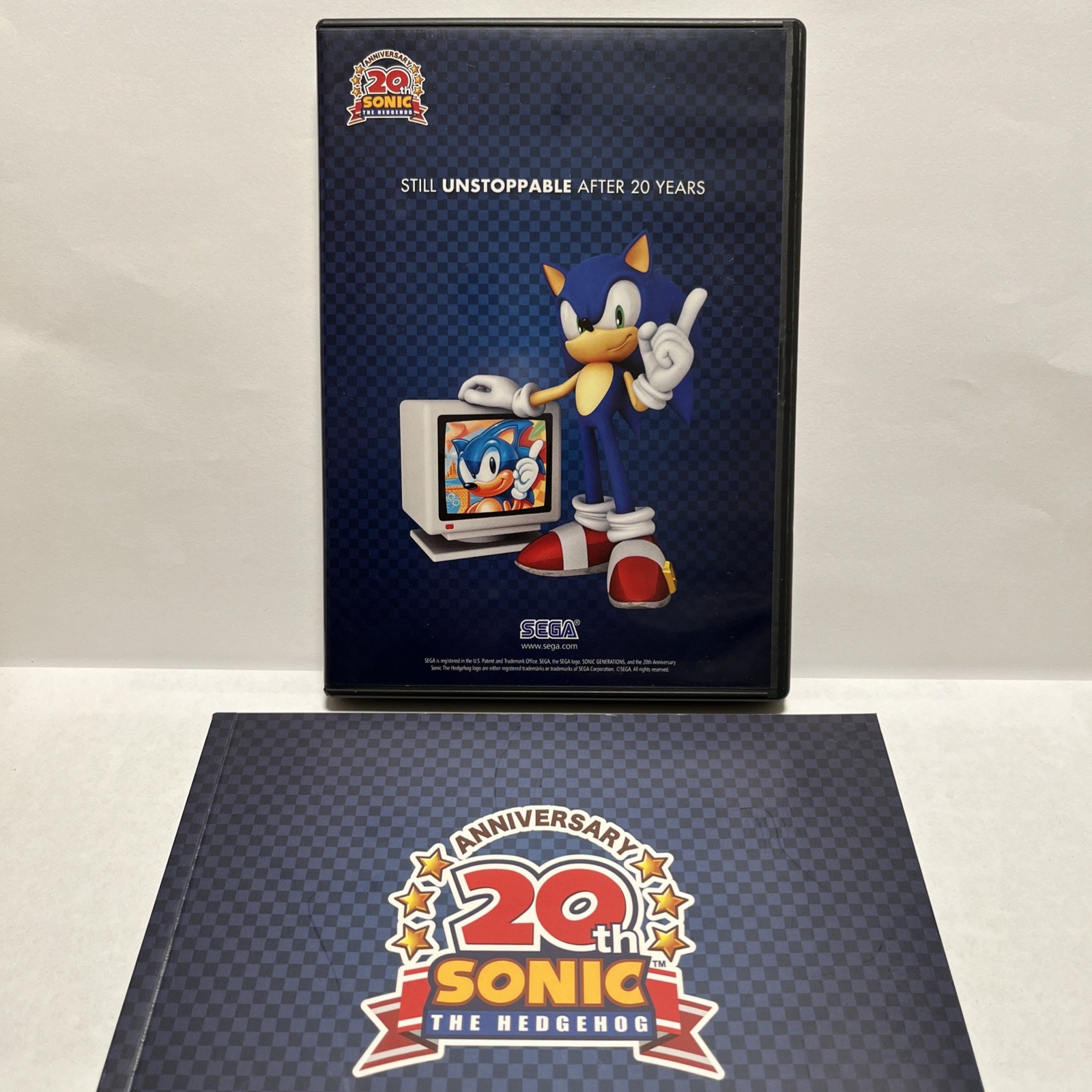 Sonic The Hedgehog 20th Anniversary Promo PC DVD ROM & Booklet. (RARE)