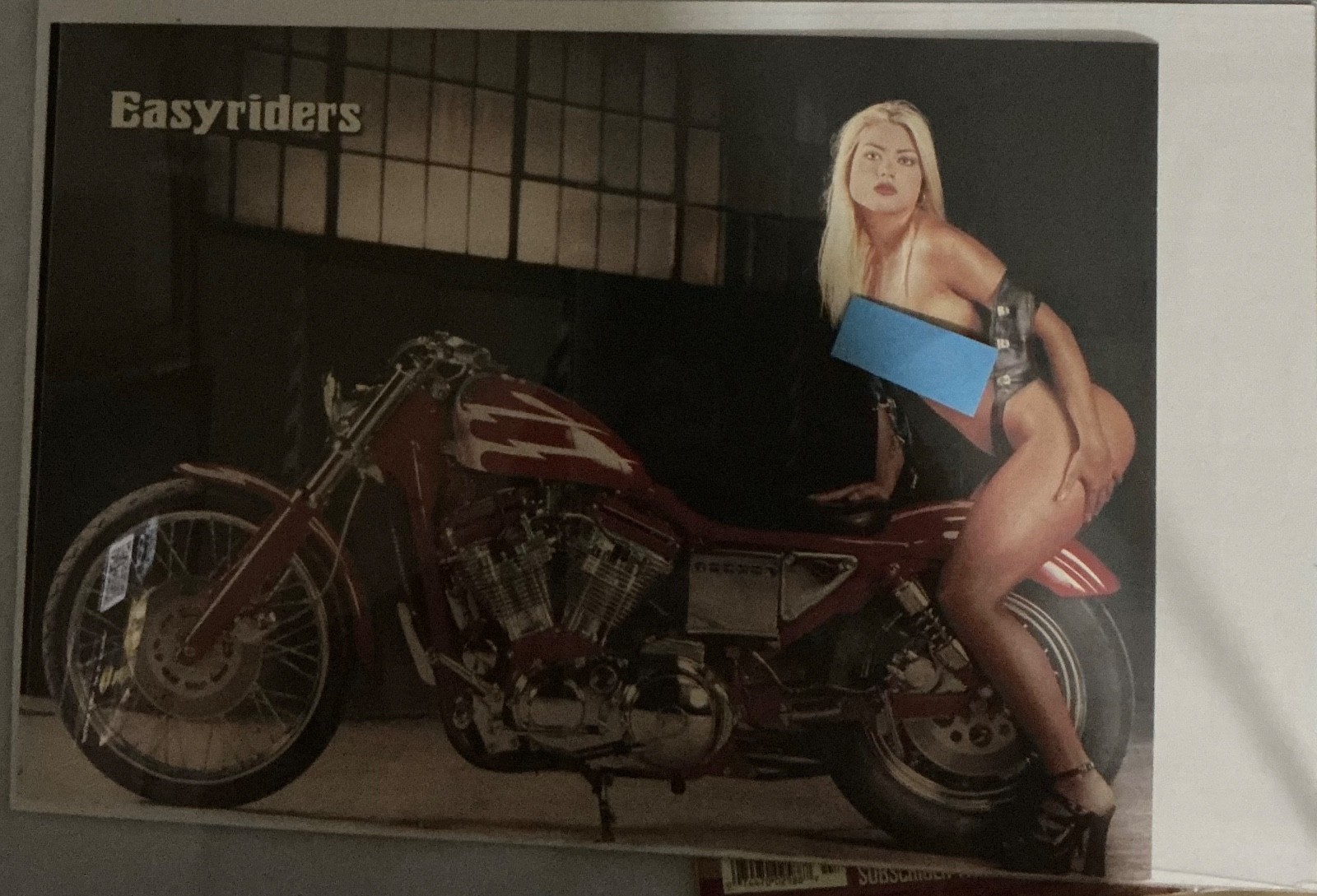 Easyriders Magazine- DOUBLE SIDED CENTERFOLD,# 277- 1996 ,JULY - Vintage