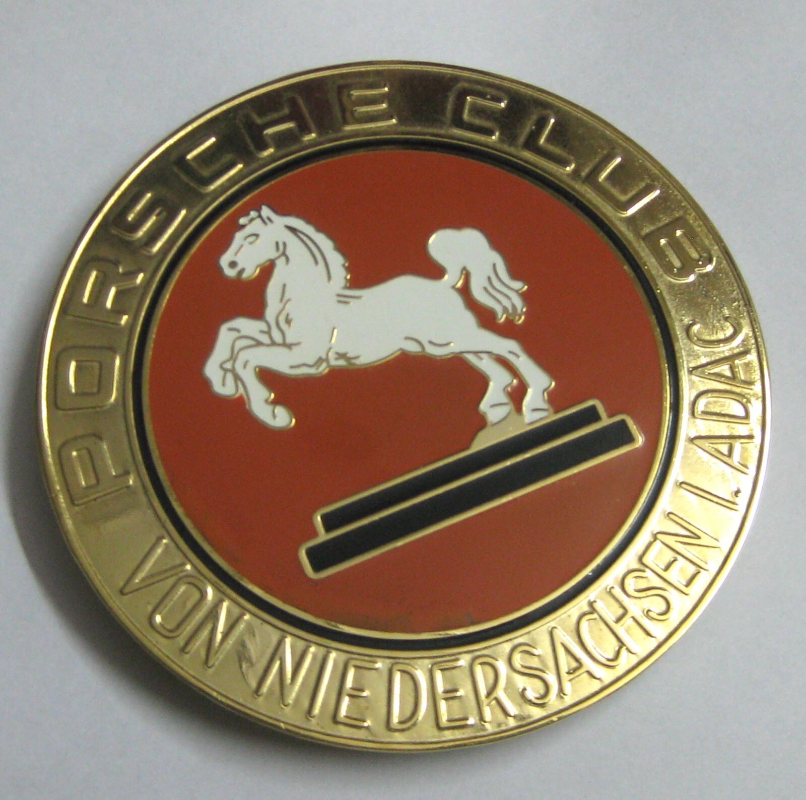 Car Badge- Porsche Von Niedersachsen ADAC Car Grill Badge Emblem Mg Jaguar Trium