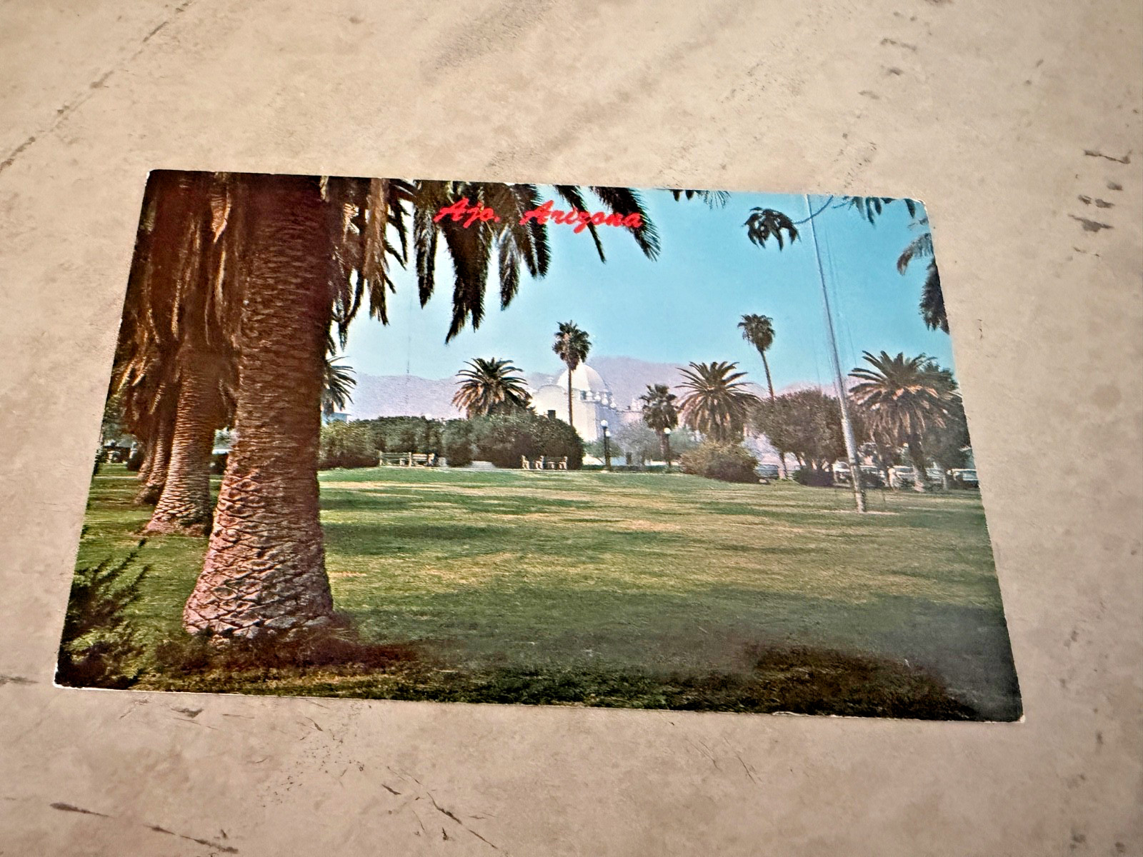 Town Square Plaza Ajo Arizona Postcard Unposted