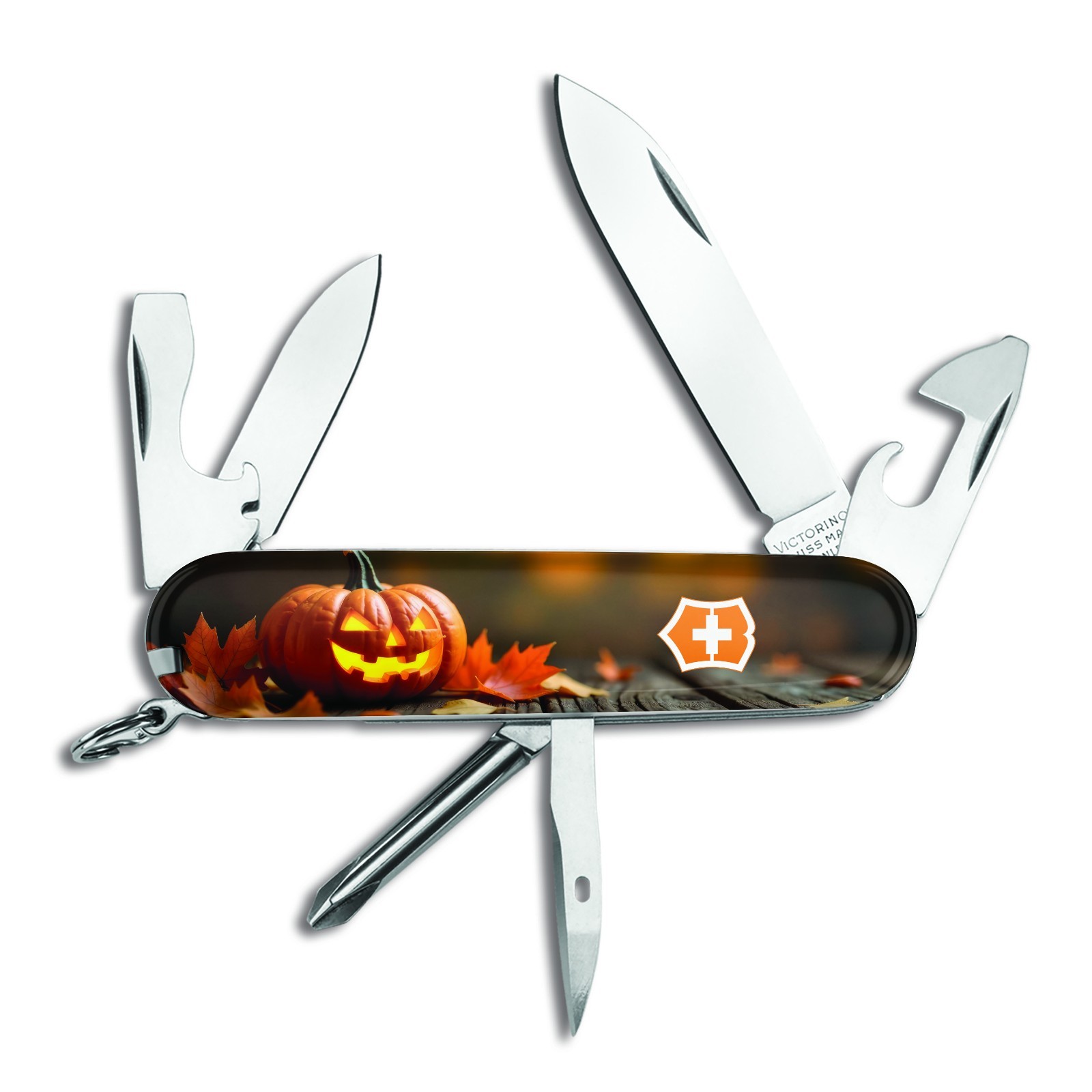 Victorinox Swiss Army HALLOWEEN PUMPKIN PARTY TINKER Knife Knives Multi Tool 222