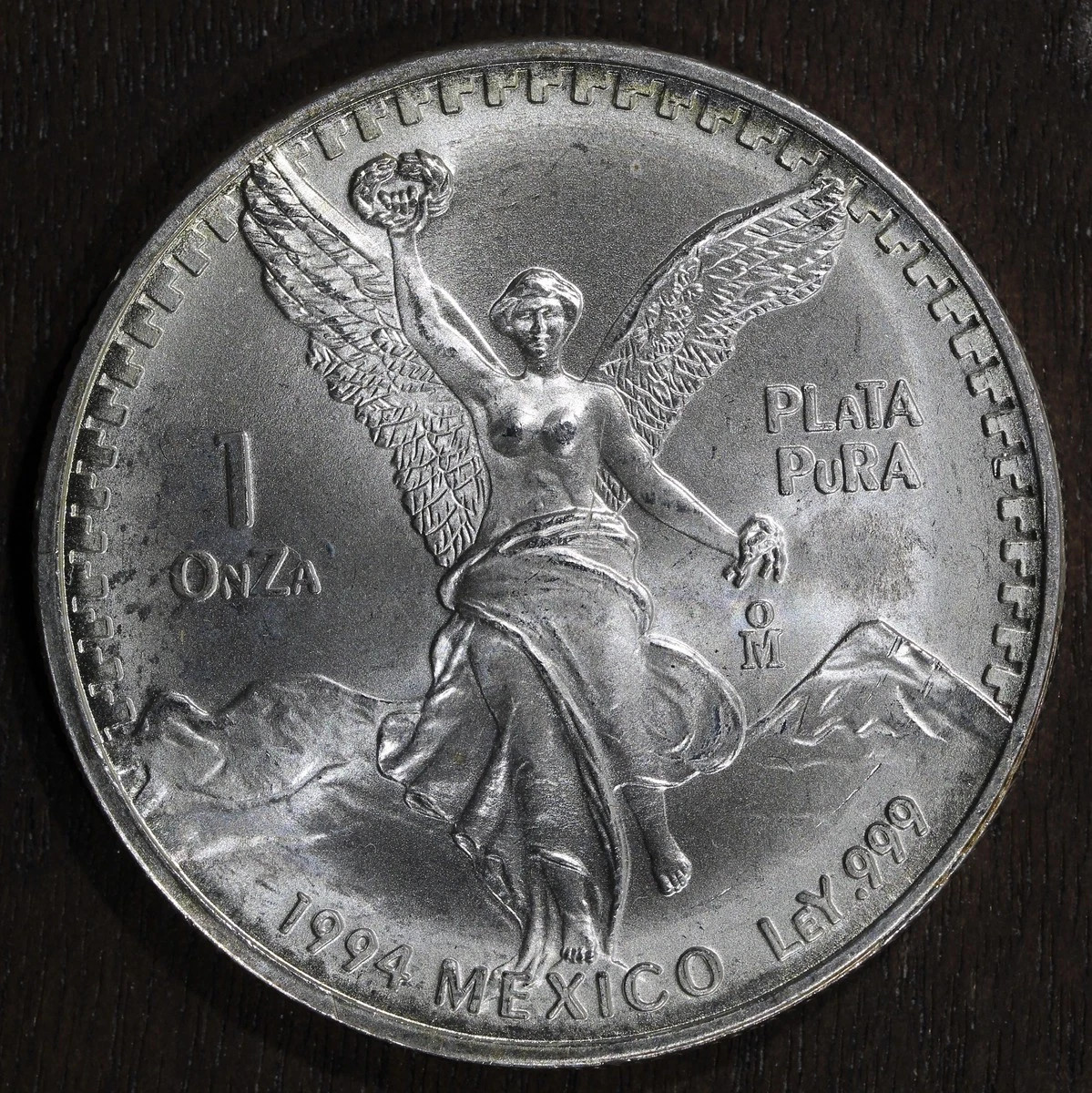 1994-Mo Mexico 1 oz SiIver Libertad Onza BU - .999
