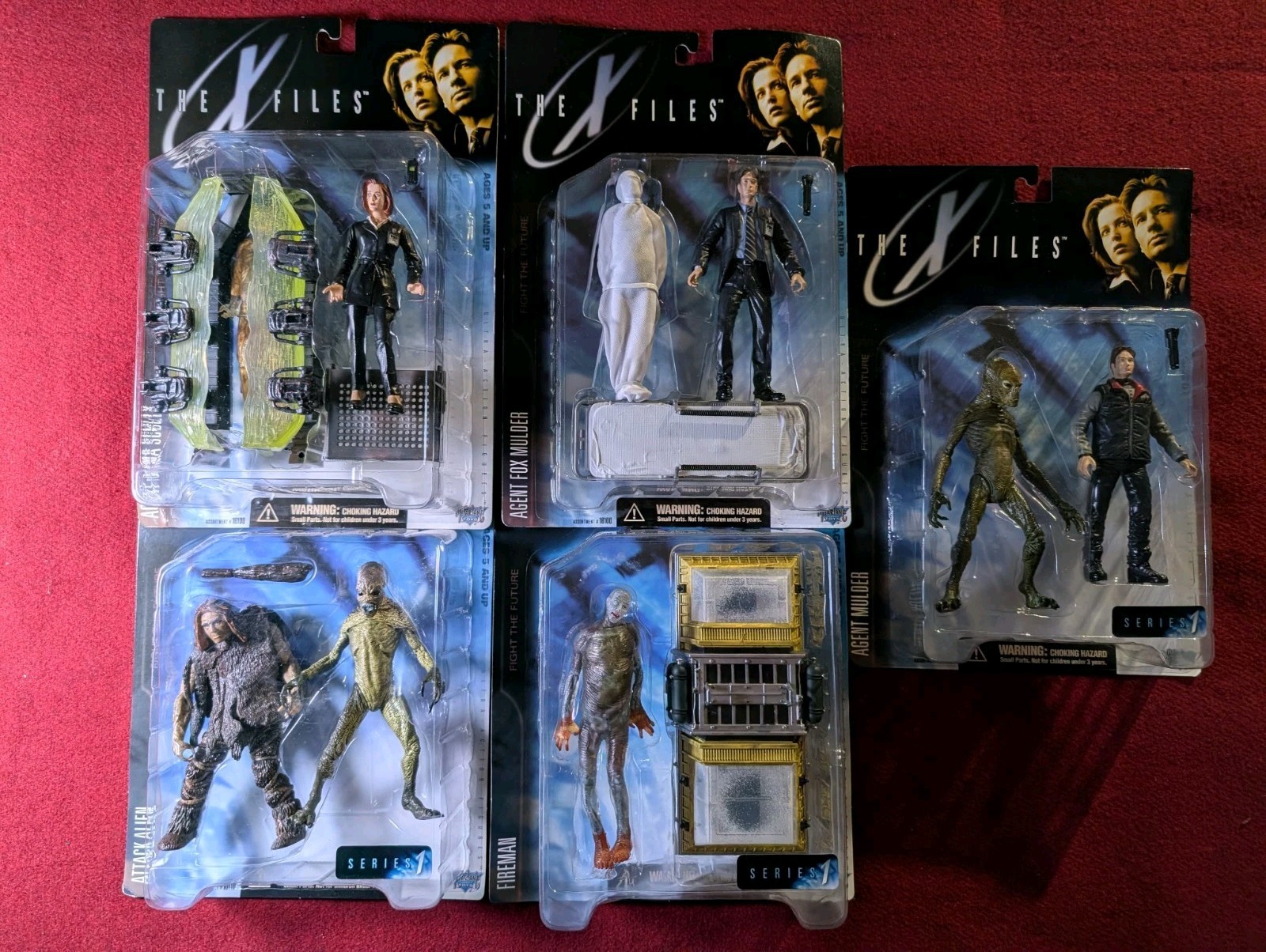 The X Files Fight The Future Set Of Five Figures