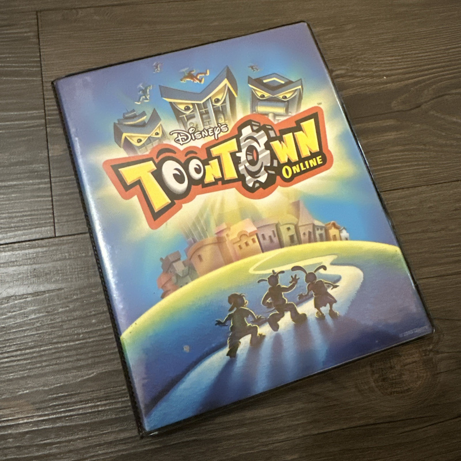 Disney Toontown Online Trading Card Binder With 89 Cards Toon Town
