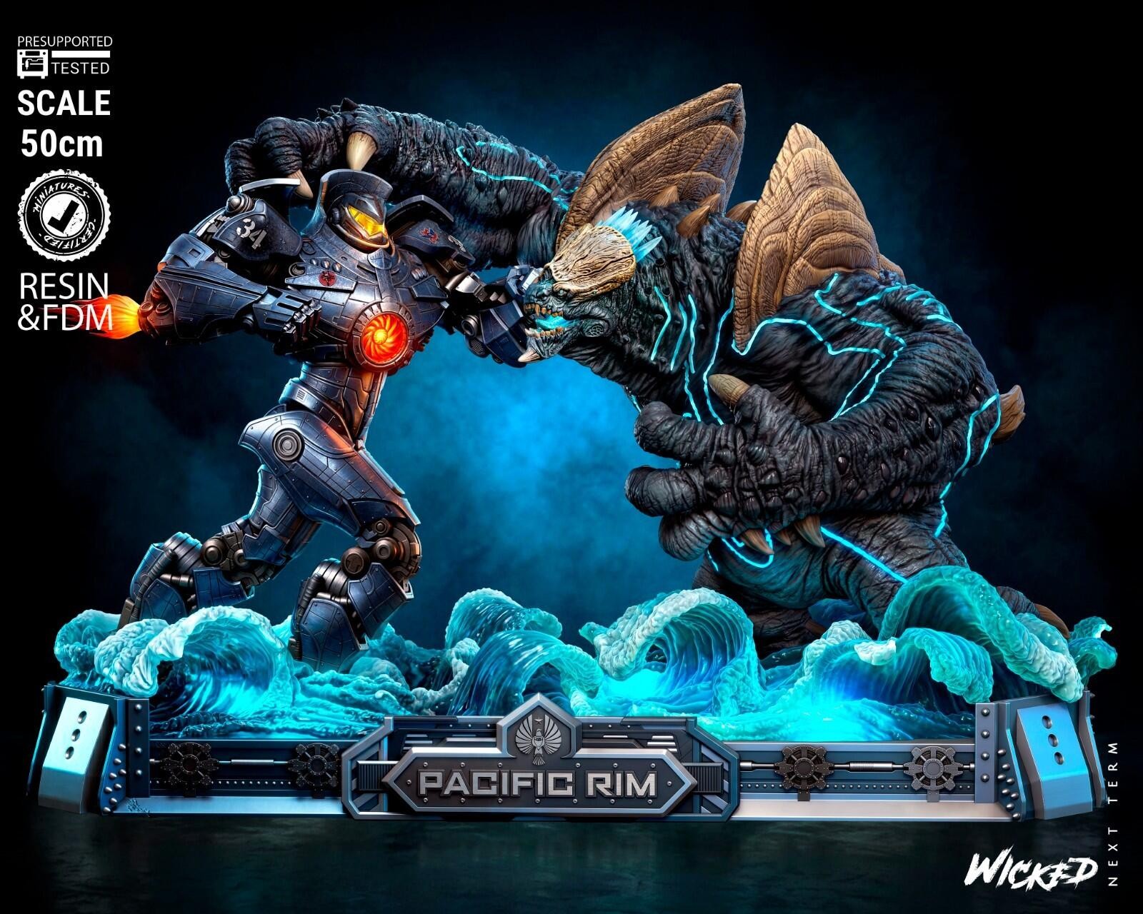 1:8 Pacific Rim Jaeger vs Kaiju UNPAINTED High Quality Garage Kit