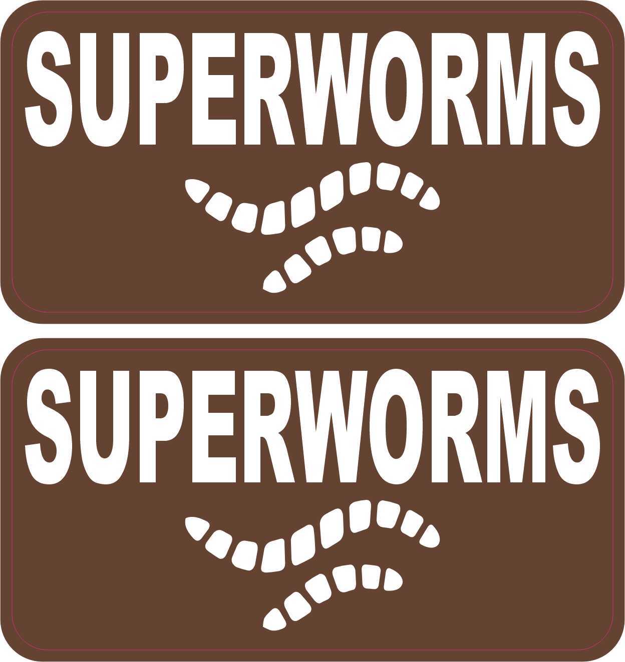 Superworms Stickers Car Truck Vehicle Bumper Decal
