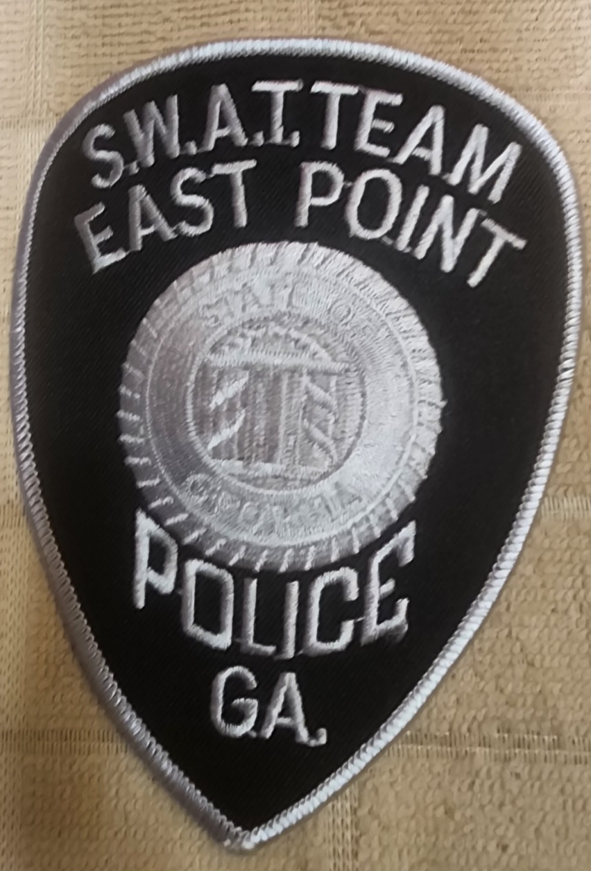 GA East Point Georgia Swat Team Police Department Shoulder Patch