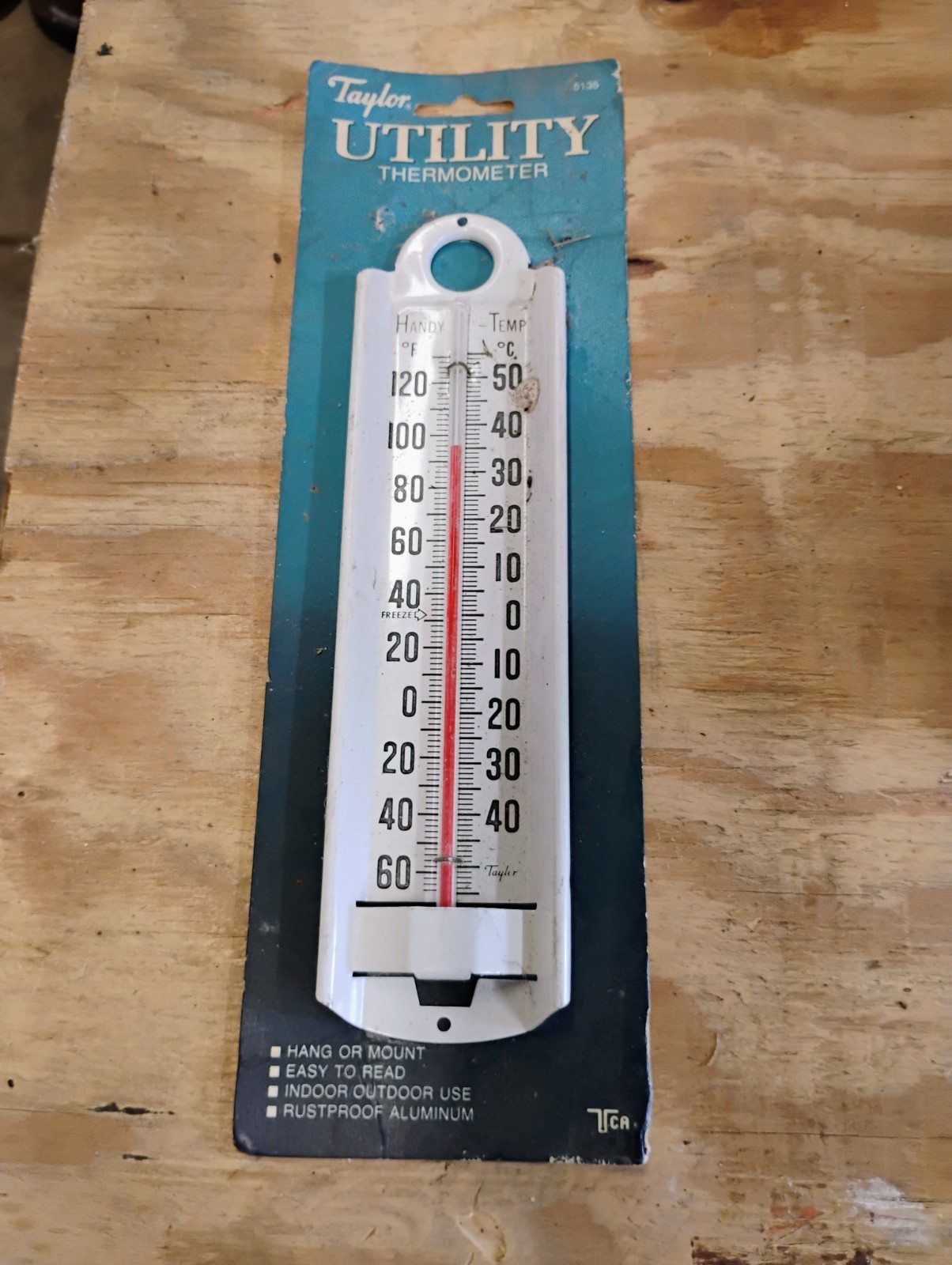 Rare Vintage Taylor Utility Thermometer In Original Packing Made In USA 