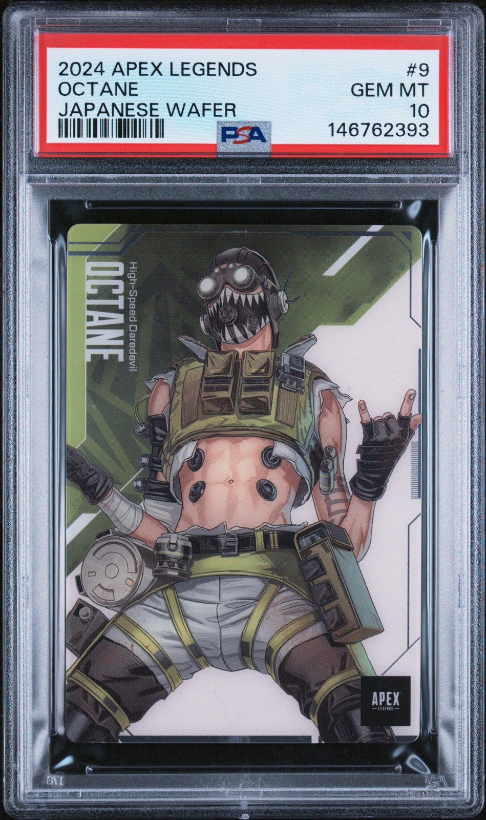 2024 APEX LEGENDS JAPANESE WAFER CARD #9 OCTANE PSA 10