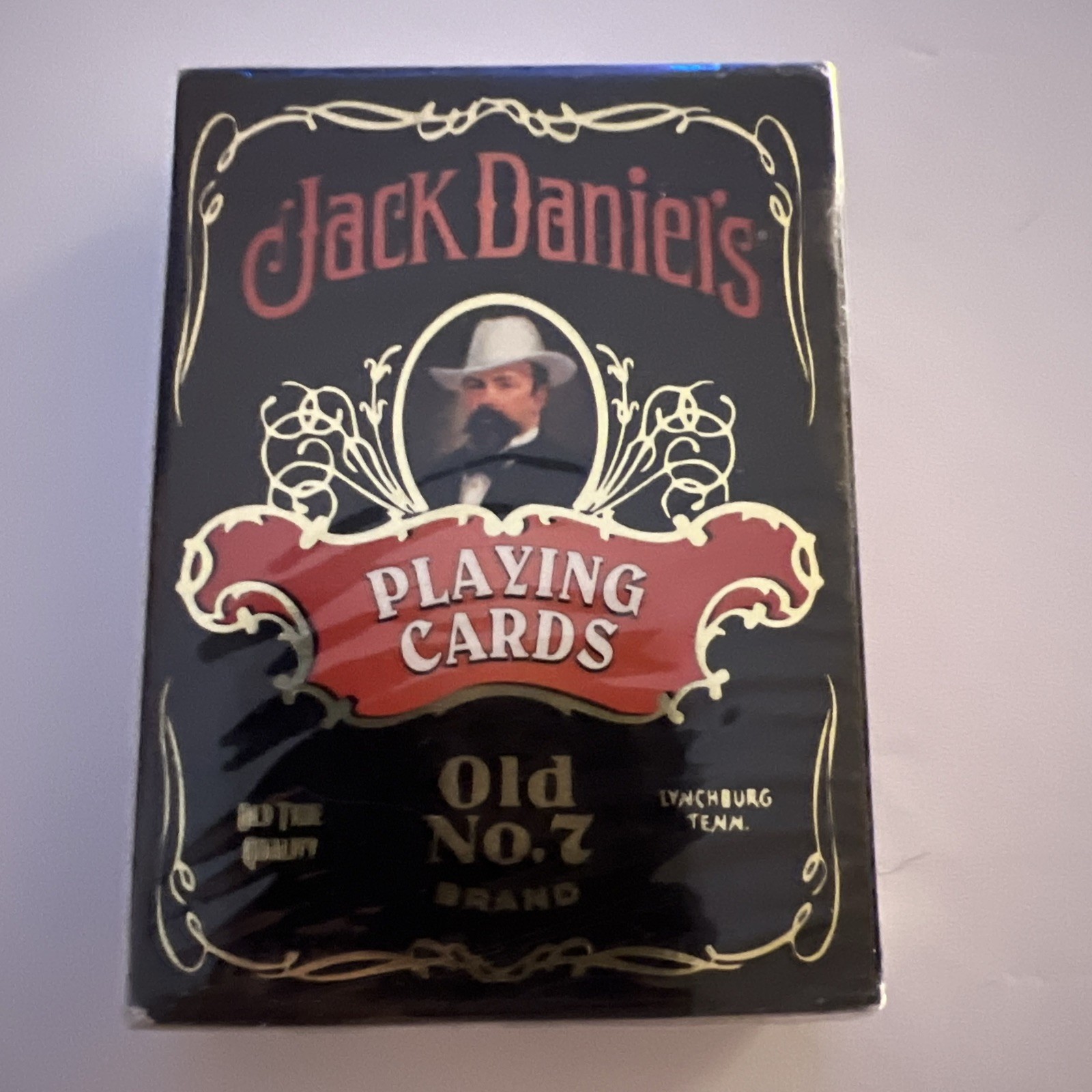 Sealed Jack Daniel’s Old No 7 Tennessee Whiskey Playing Cards Hoyle USA 2002