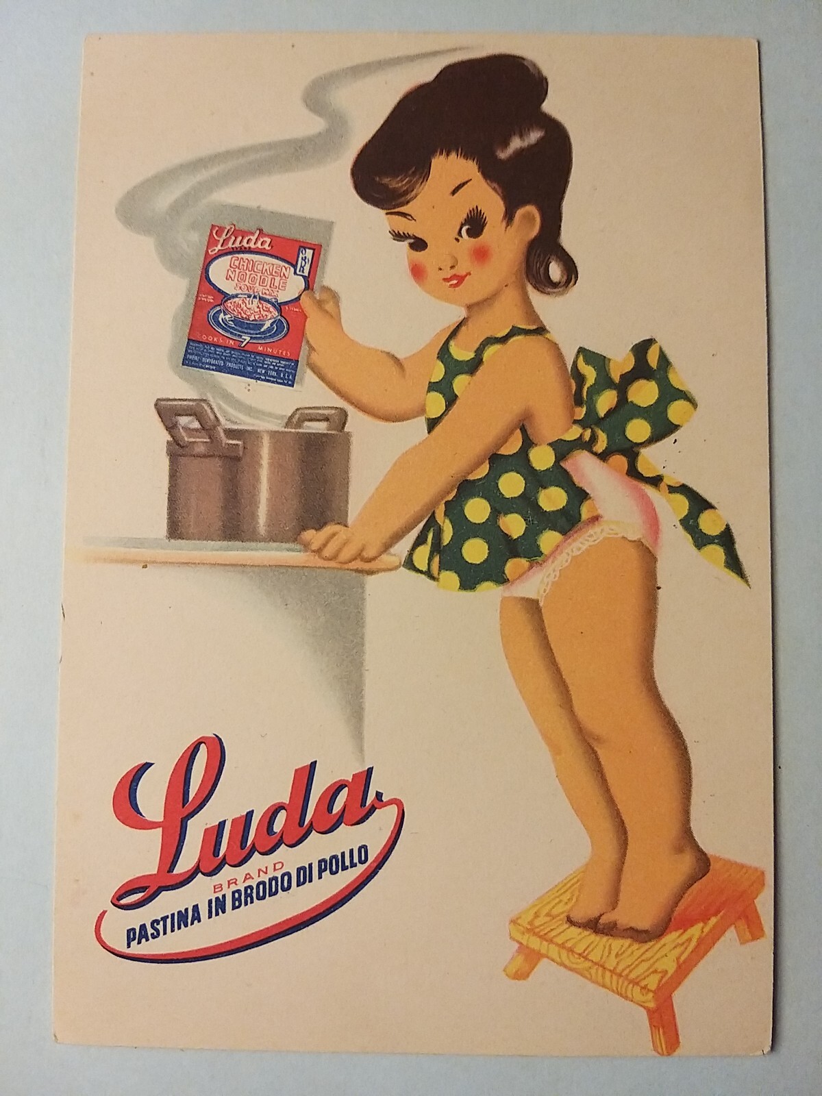Luda - Brand - Pastina in chicken broth - Girl.