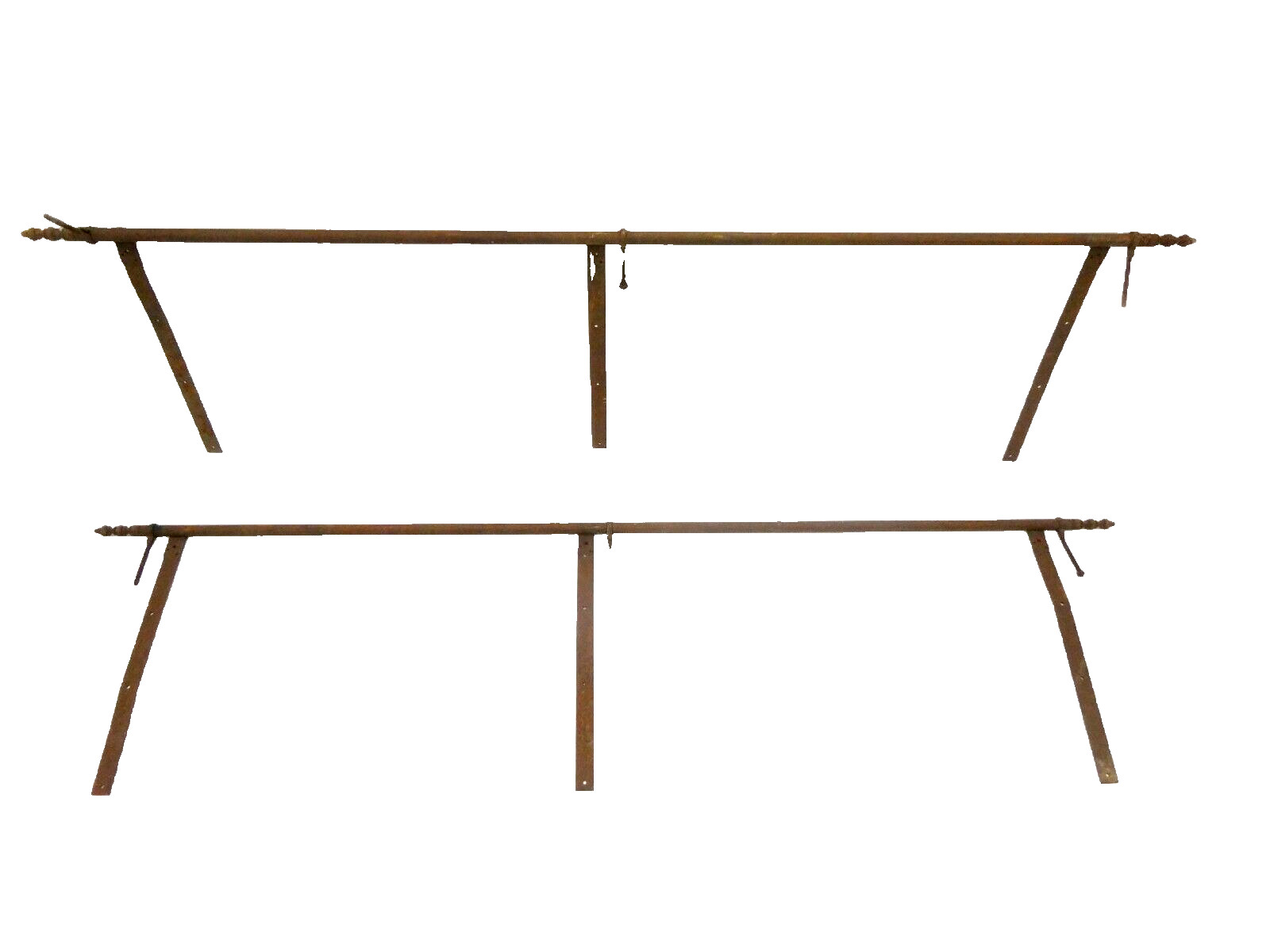 Wrought Iron Metal Fabricated Door Bracket Swinging Hinges Outdoor Gate Hardware