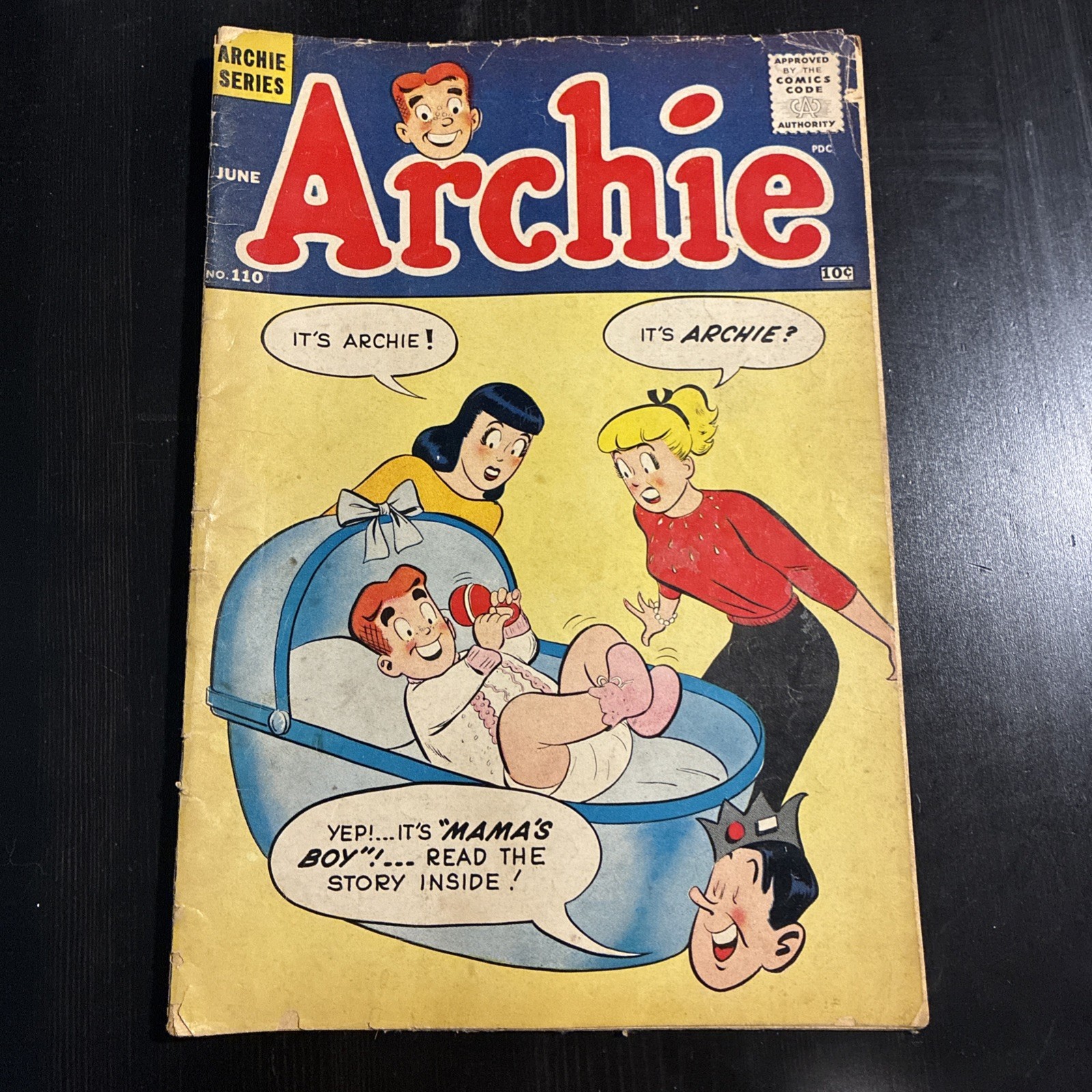 Archie #110 Vintage Archie Comics Comic Book Silver Age 1960