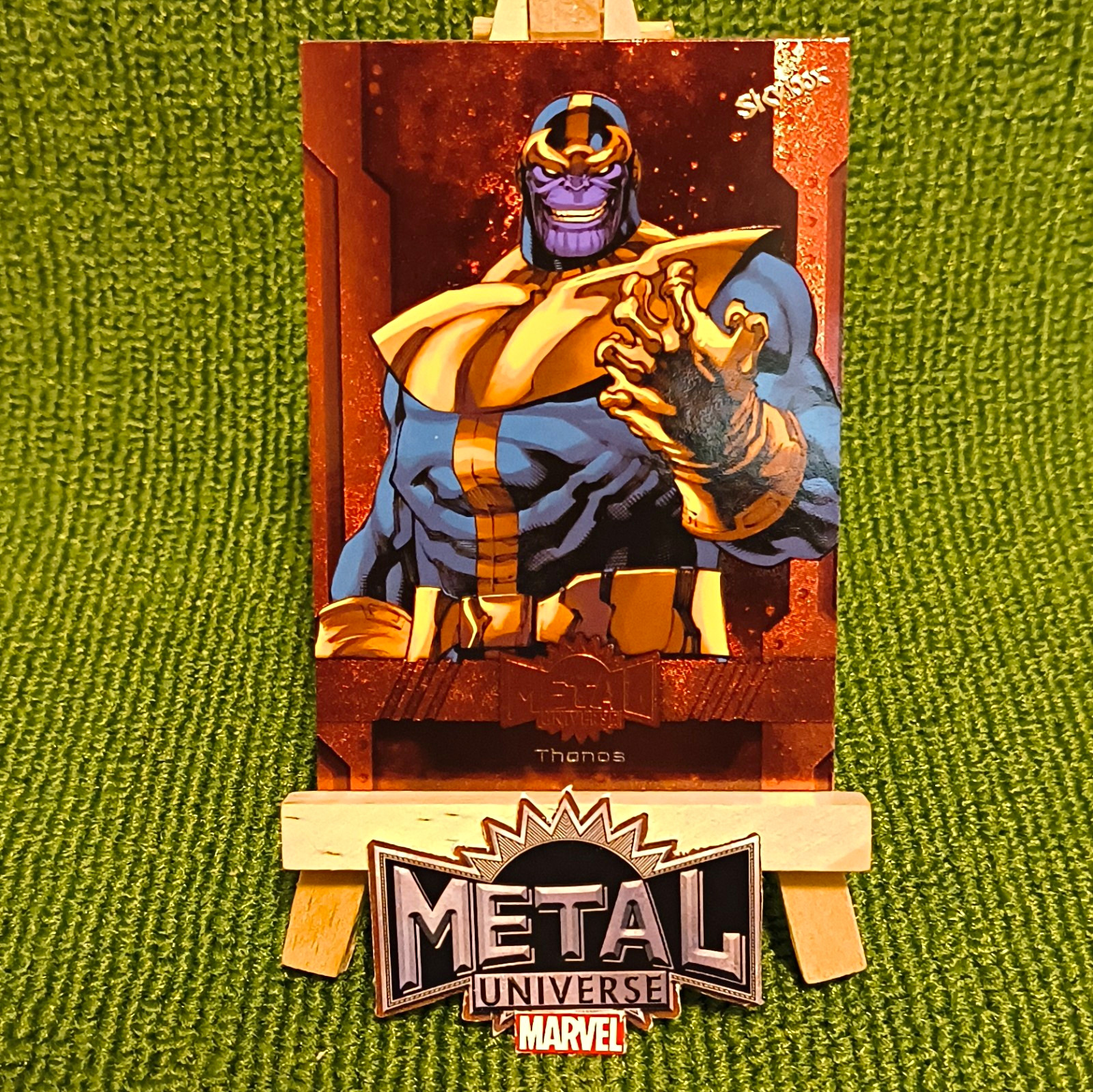 SkyBox 2023 Marvel Avengers Metal Universe Thanos Copper #46