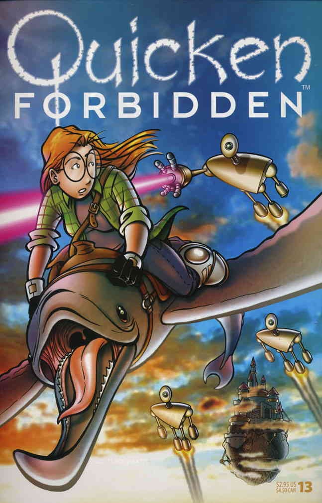 Quicken Forbidden #13 FN; Cryptic | Kazu Kibuishi - w/Bag+Board