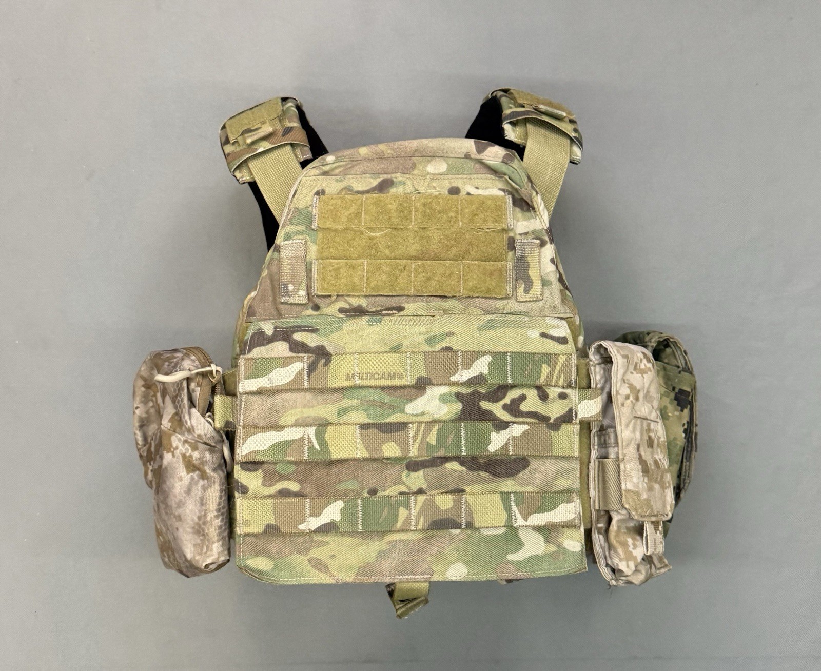 Crye Precision AVS Large Swimmer Cut Plate Carrier Multicam W/pouches READ