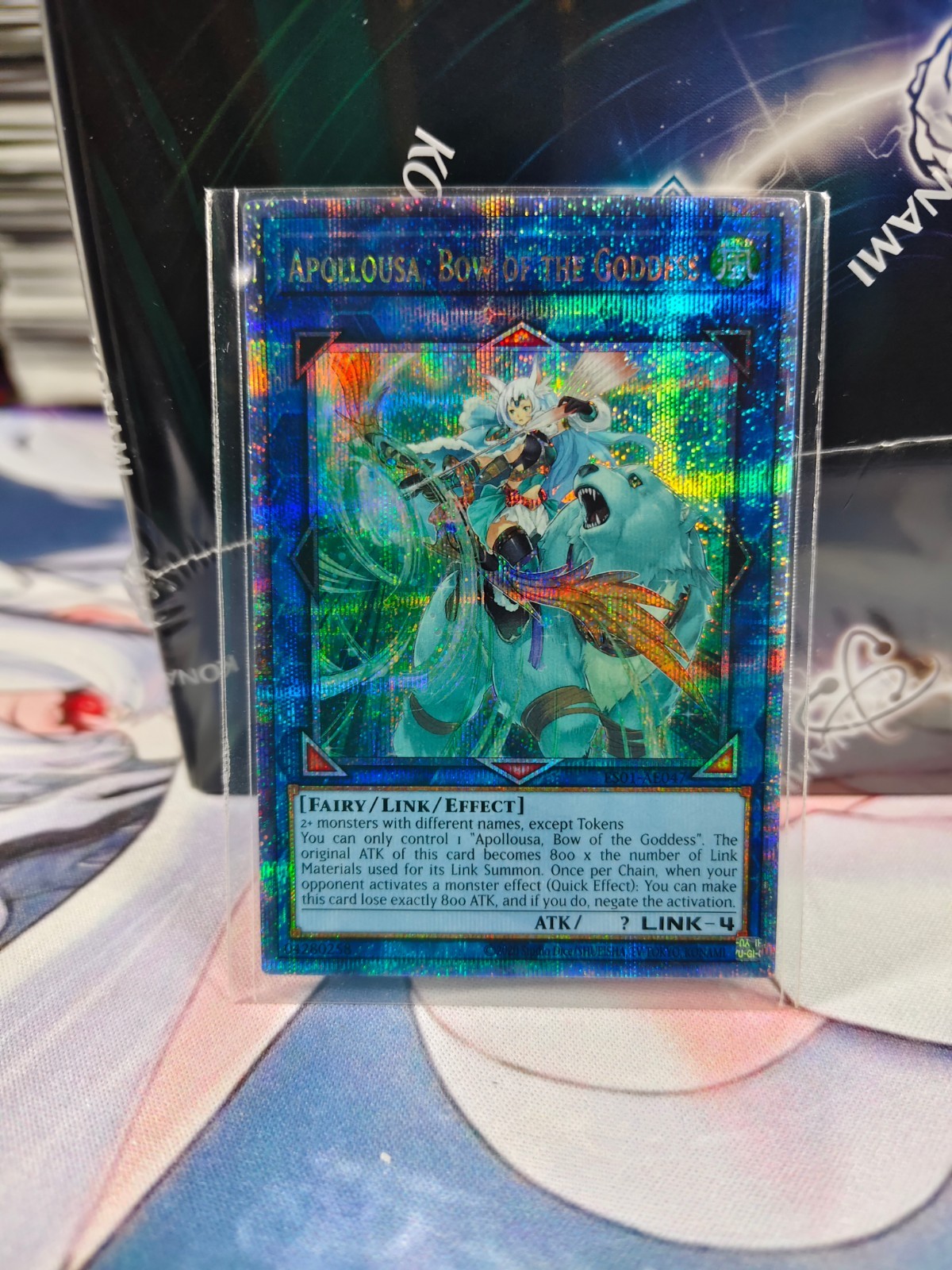 Yugioh Asian English OCG ES01-AE047 Apollousa, Bow of the Goddess - QCSR
