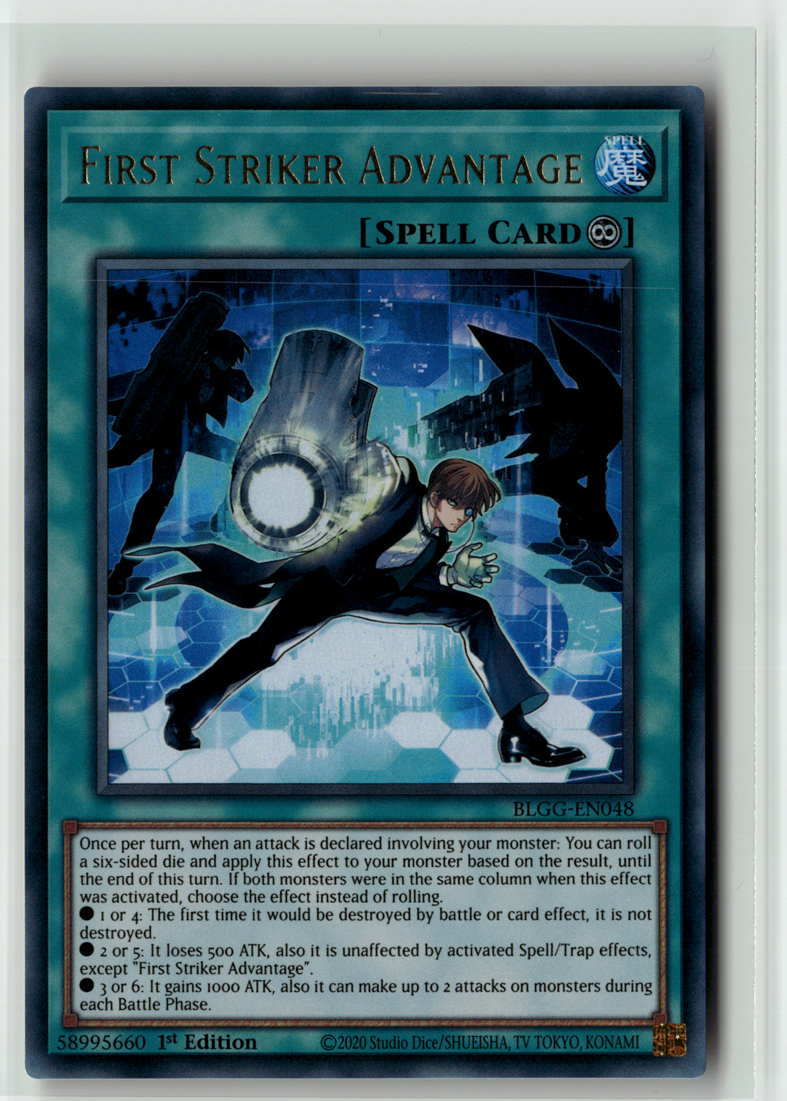 Yu-Gi-Oh First Striker Advantage Ultra Rare BLGG-EN048 1st Mintage Near Mint