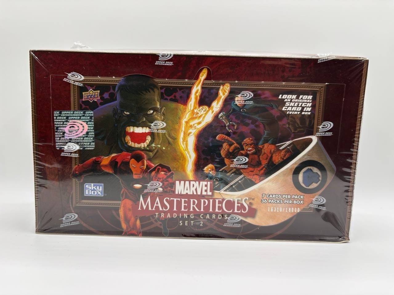 2008 Upper Deck Marvel Masterpieces Series 2 Sealed Hobby Box Limited To 18000