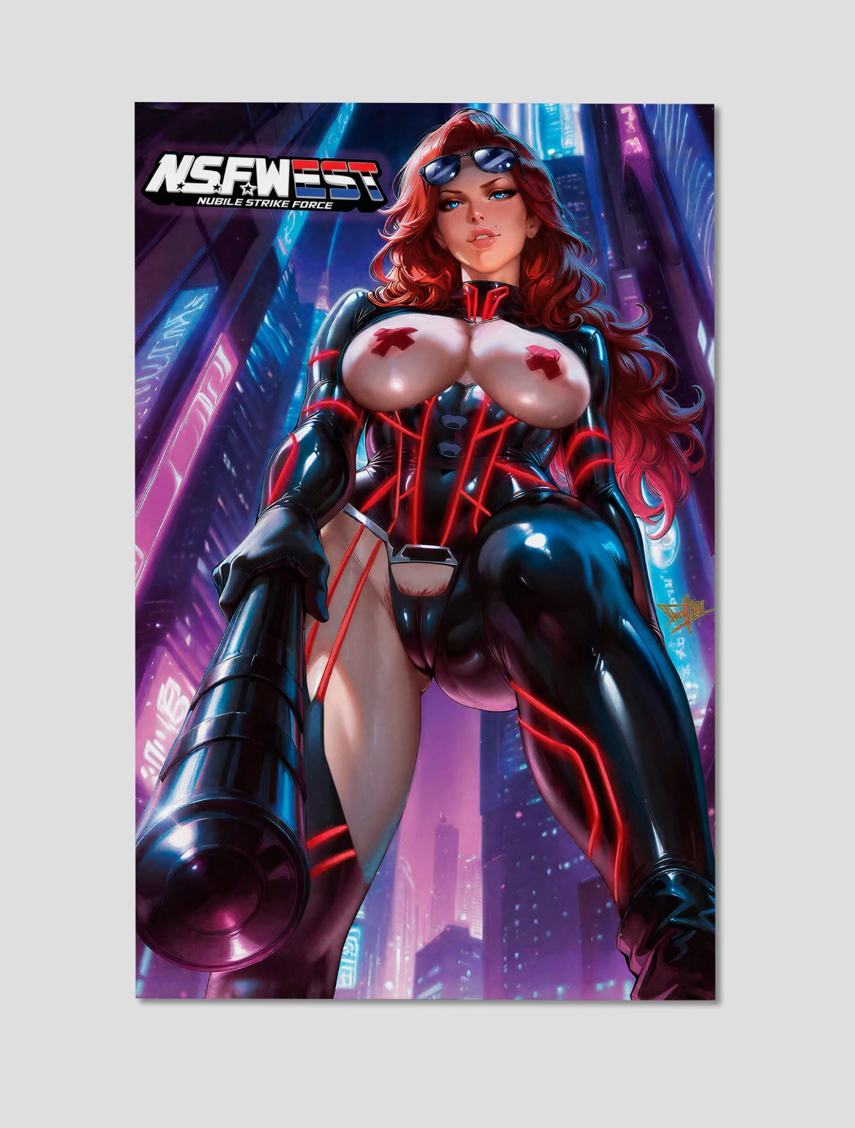 Dhaxina Dee N.S.F. West Nubile Strike Force Giclee Print Poster 11x17 Wall Art