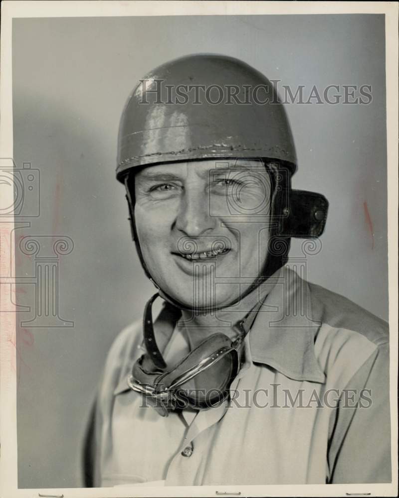 1948 Press Photo Roland Free of Hollywood, CA, motorcyclist and Indy 500 racer