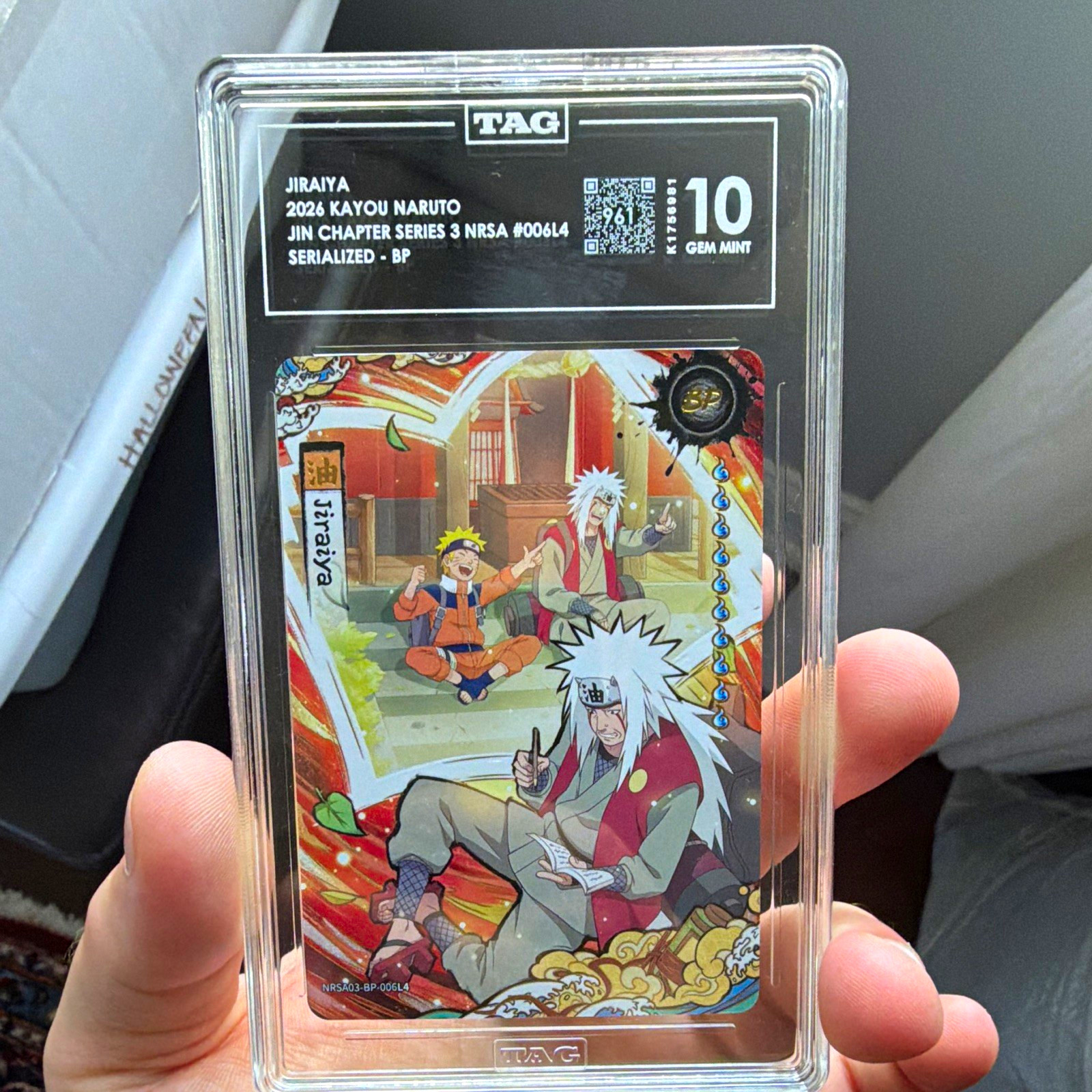 Kayou 2026 Naruto Jin Chapter Series 3 Jiraiya NRSA-03-BP-006L4 161/999 TAG 10