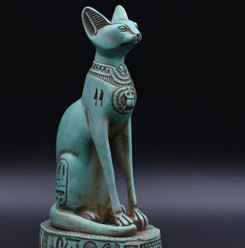 Egyptian Artifacts A Rare Authentic Pharaonic Statue Egyptian Goddess Bastet Bc