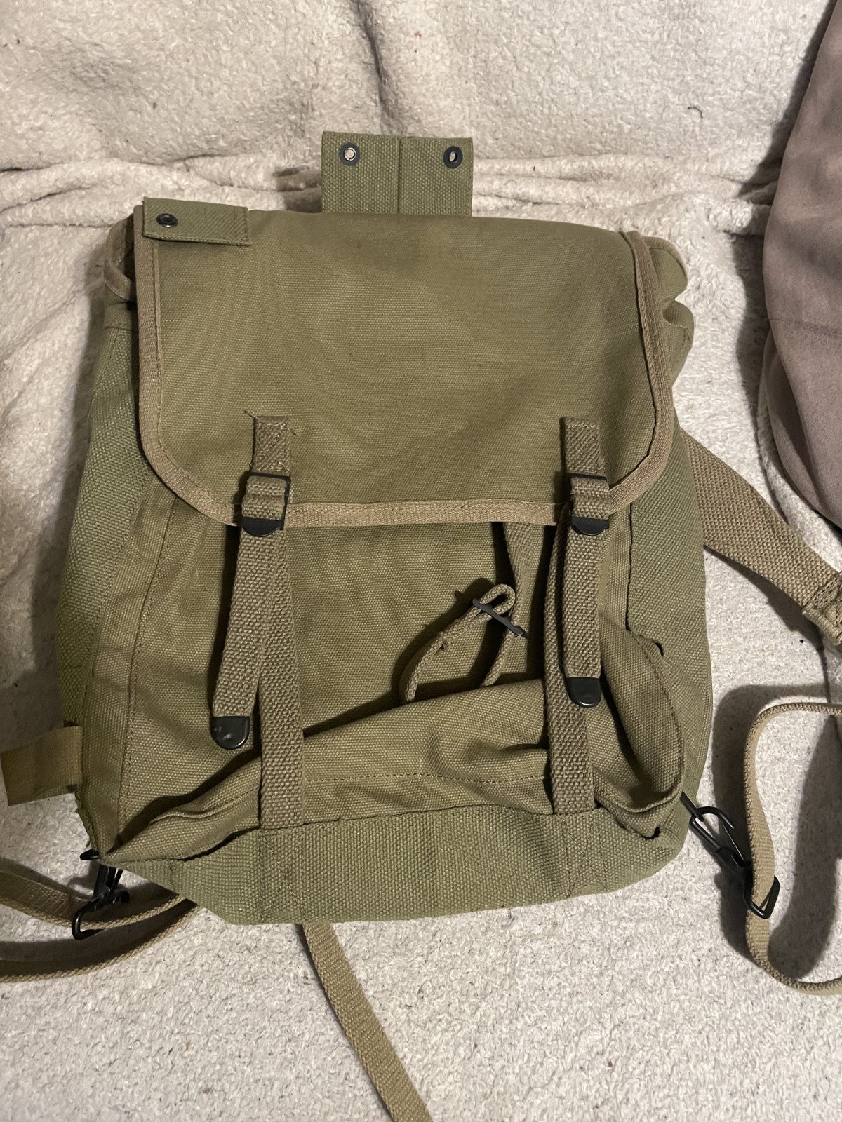 WWII P41 USMC Haversack  At The Front Reproduction