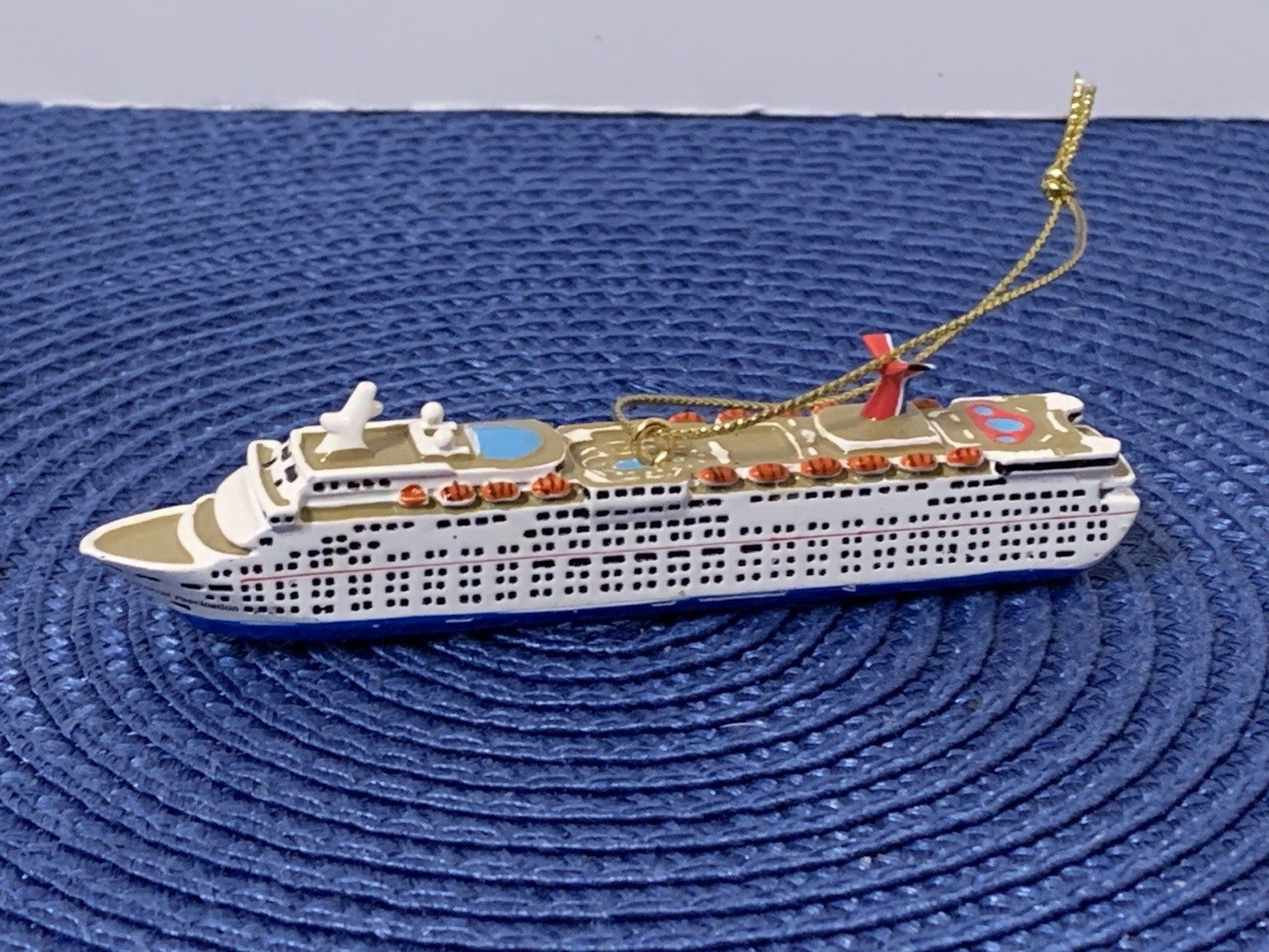 Carnival  Cruise Ship Fascination Christmas ornament 4\