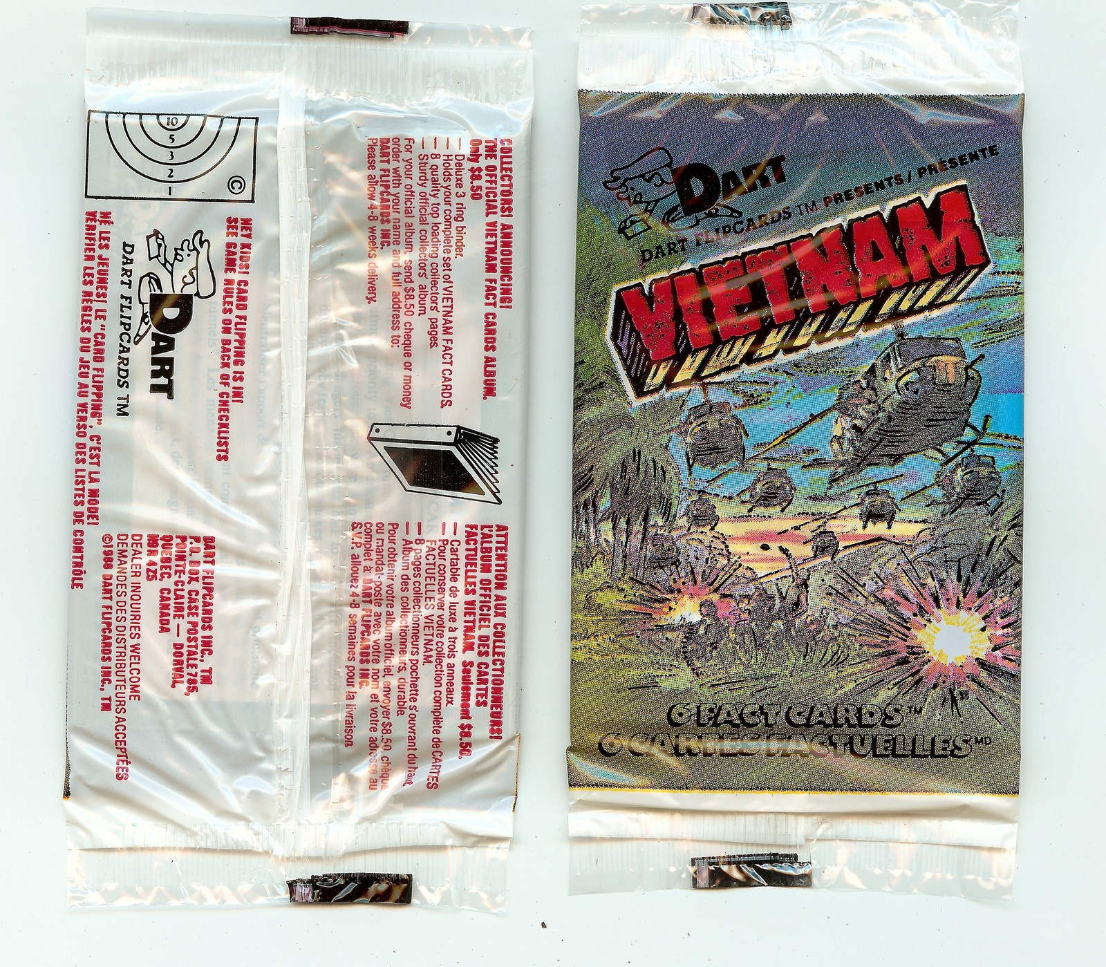 1988 Dart Vietnam single Wax Pack 