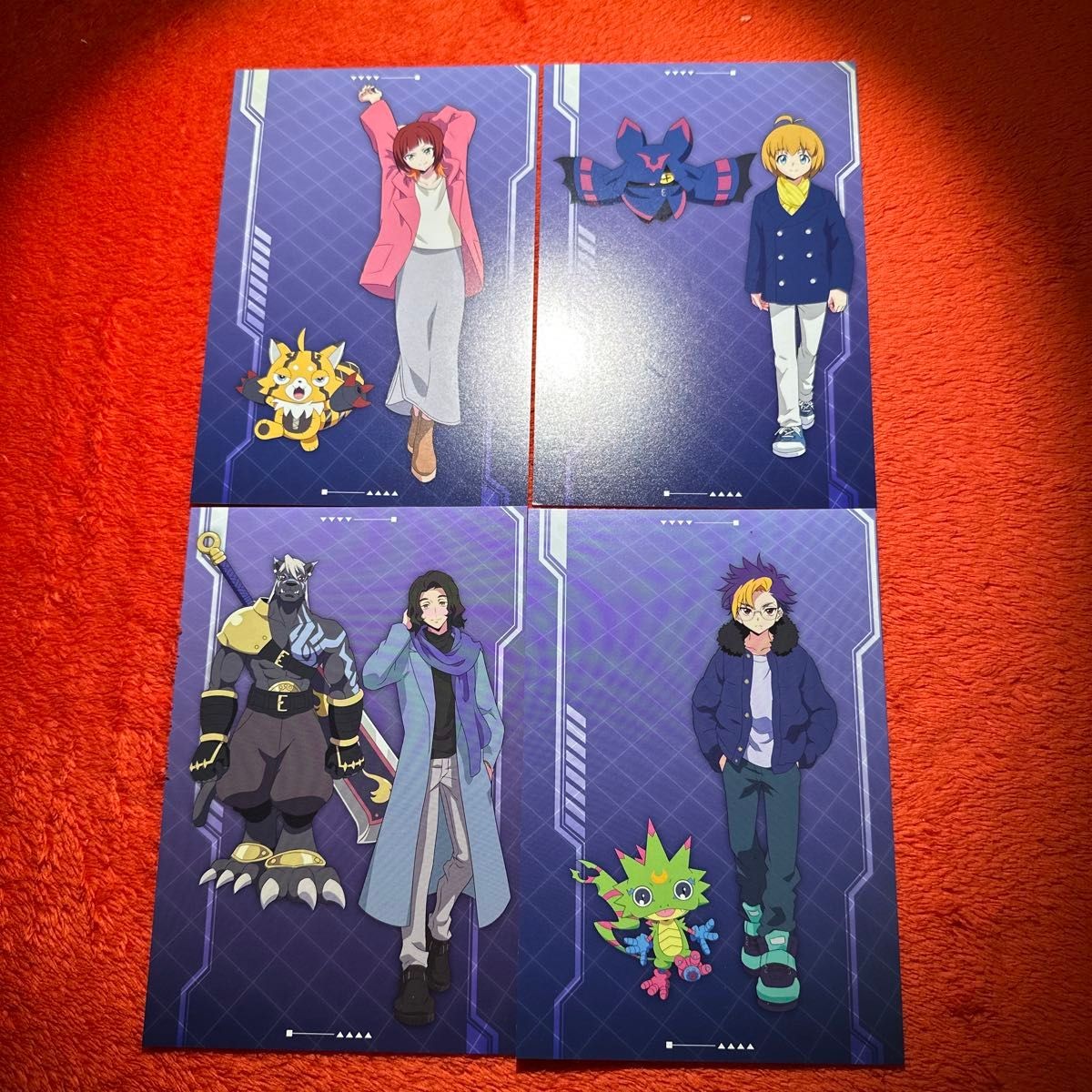 DIGIMON BEATBREAK Animate Fair Digimon Beatbreak Illustration Card Set of 4