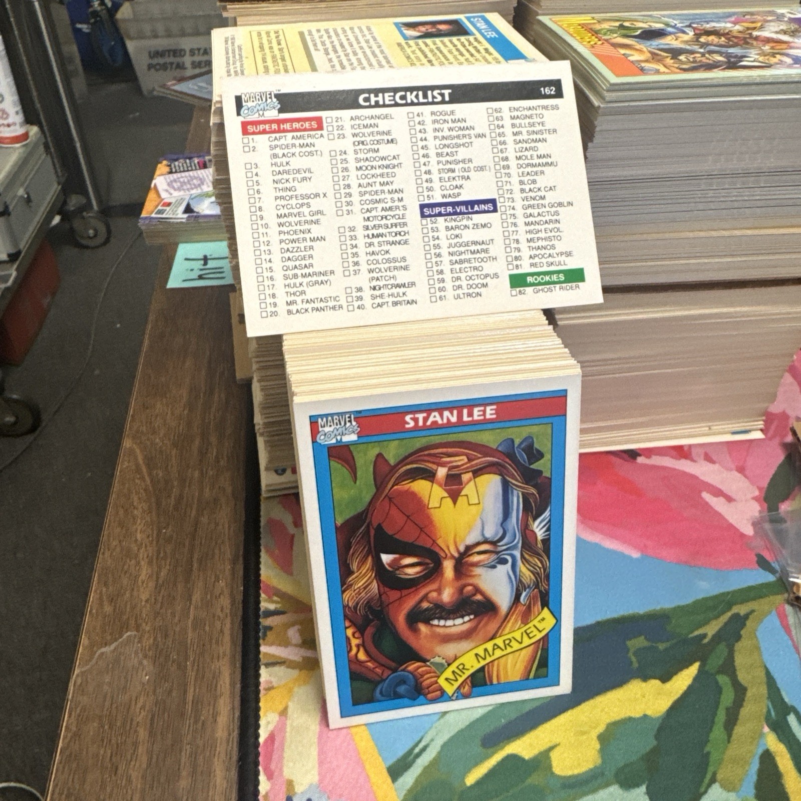 Marvel Universe Series 1 Trading Cards Complete Base Set 1990 Impel